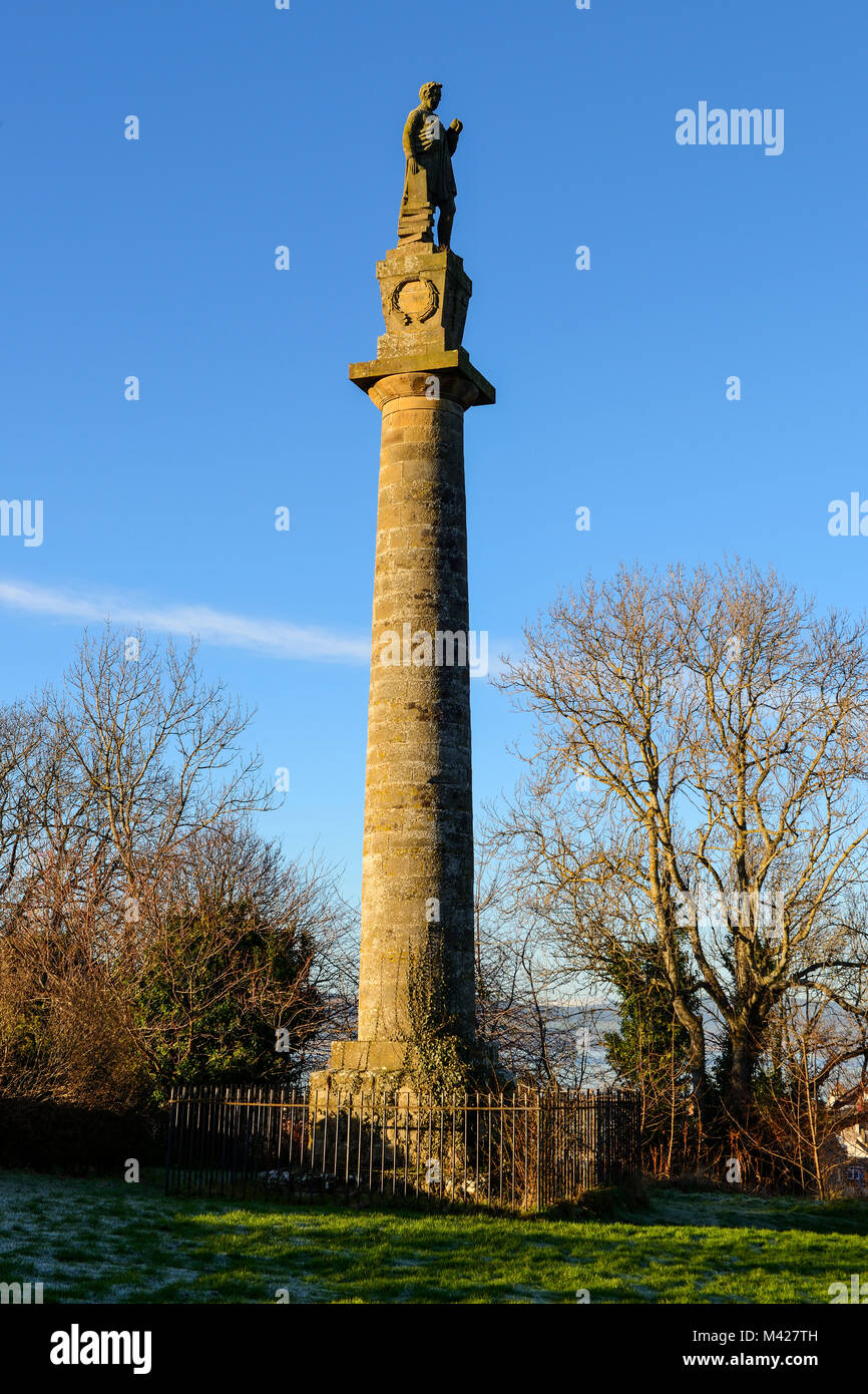 Hugh Miller monumento della città costiera di Cromarty sul Black Isle in Ross & Cromarty, regione delle Highlands, Scozia Foto Stock