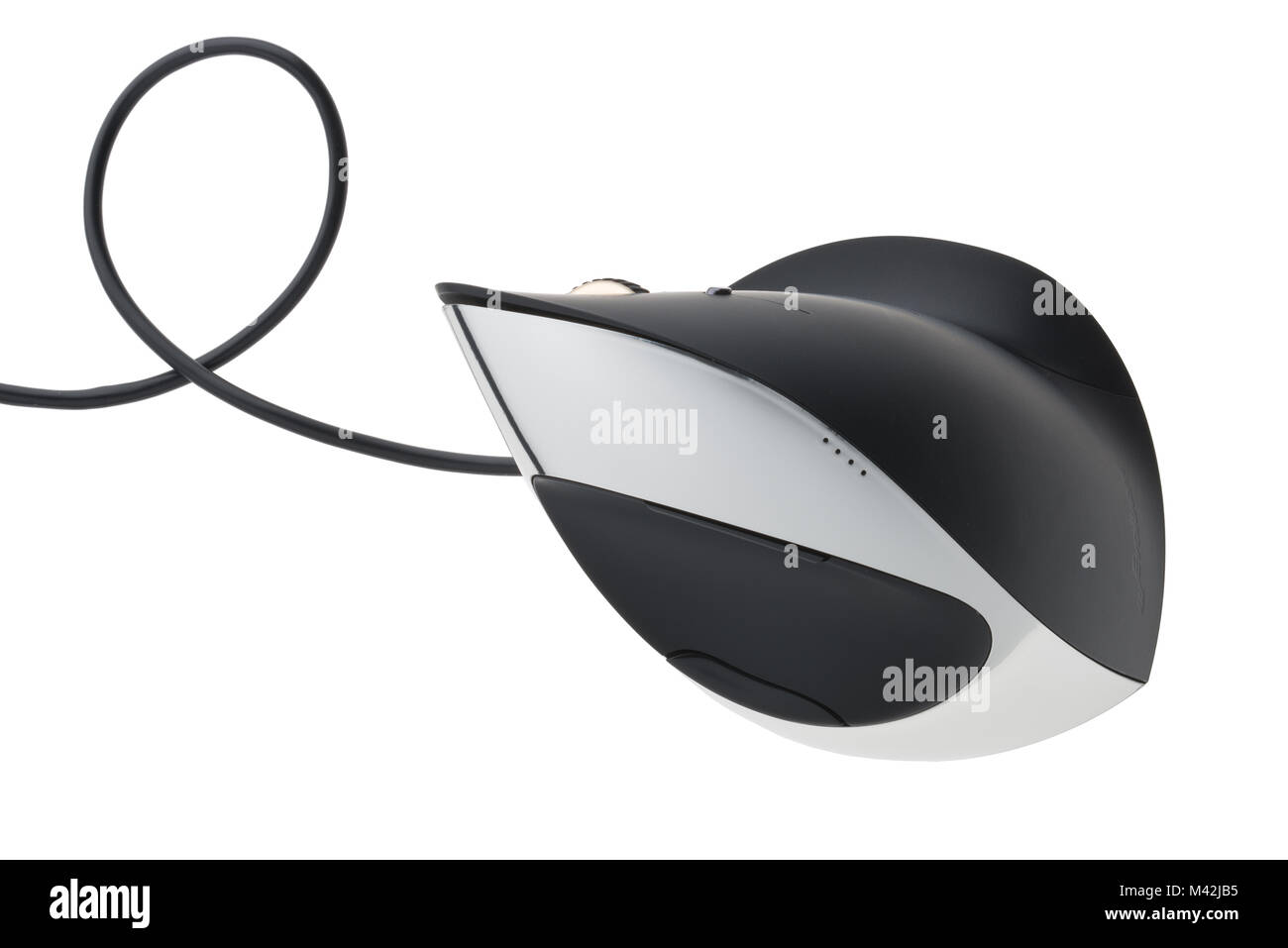 Evoluent mouse verticale. Computer il dispositivo di immissione . Design ergonomico. Foto Stock