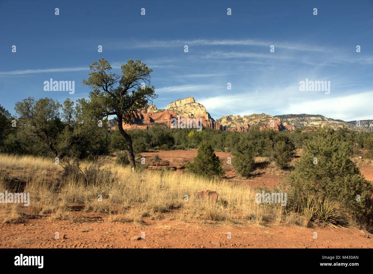 La spettacolare vista durante un tour in jeep di Sedona, in Arizona Foto Stock