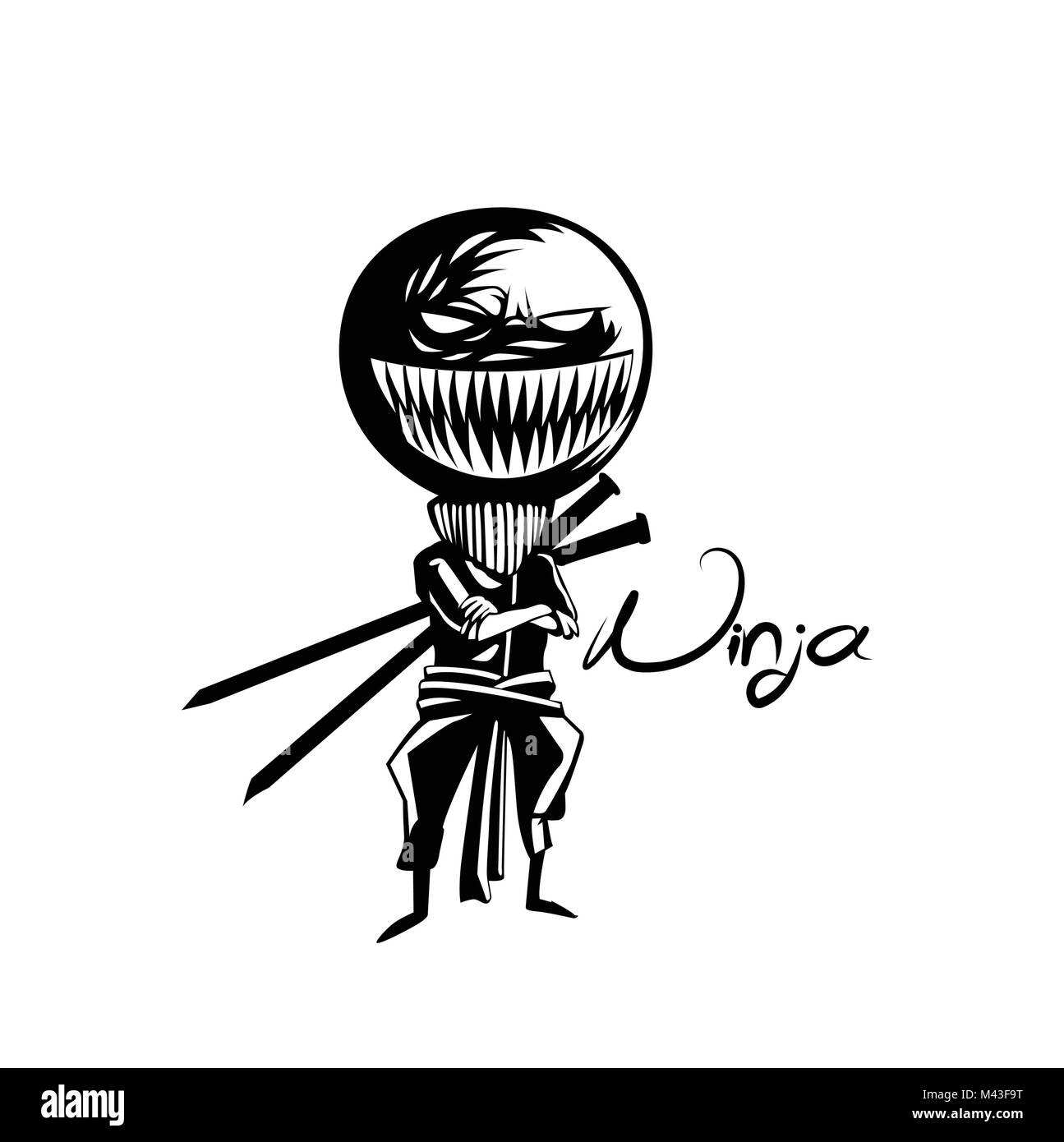 Zucca di Halloween illustrazione vettoriale. Illustrazione Vettoriale