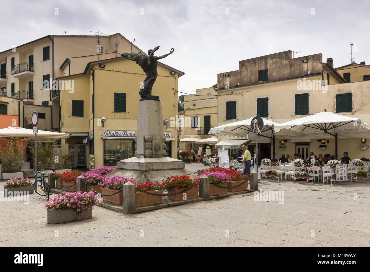 Marina di Campo, Giovanni di Verrazzano luogo,Elba Foto Stock