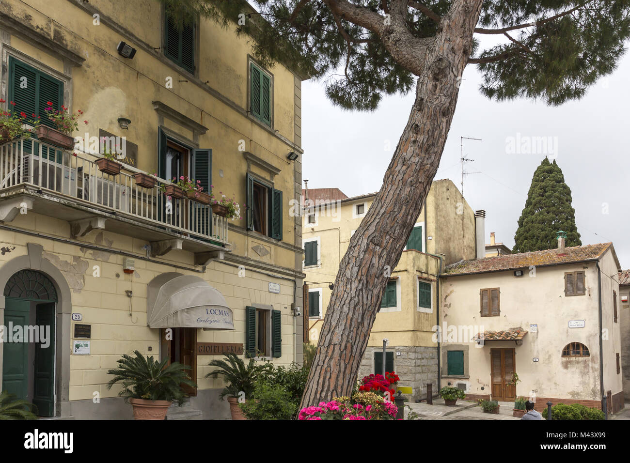Marina di Campo, Giovanni di Verrazzano luogo,Elba Foto Stock