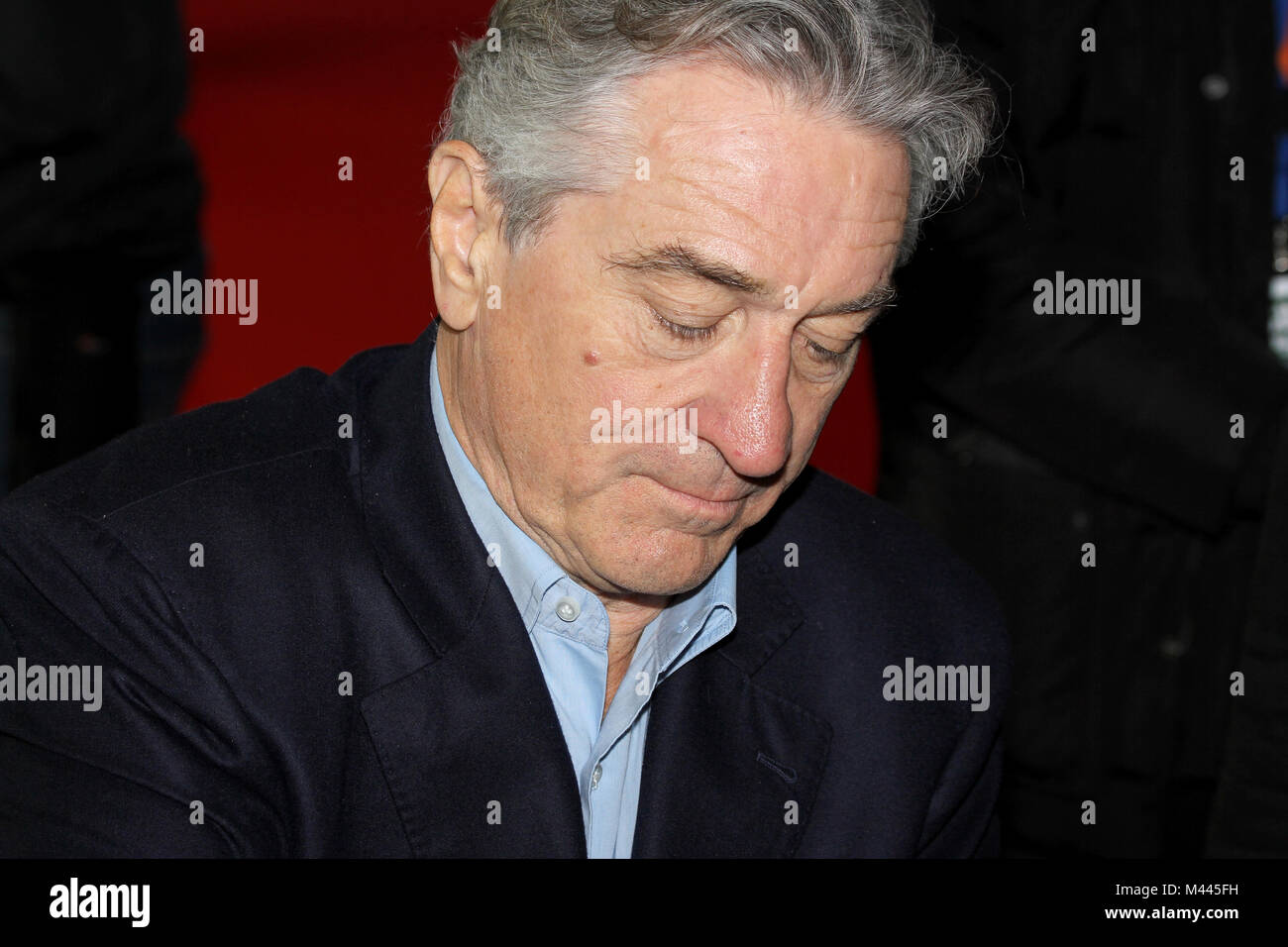 Premiere "Malavita" a Berlino, Robert de Niro Foto Stock