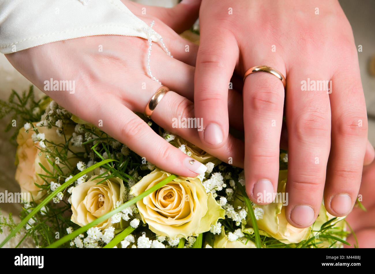 tema di nozze Foto Stock