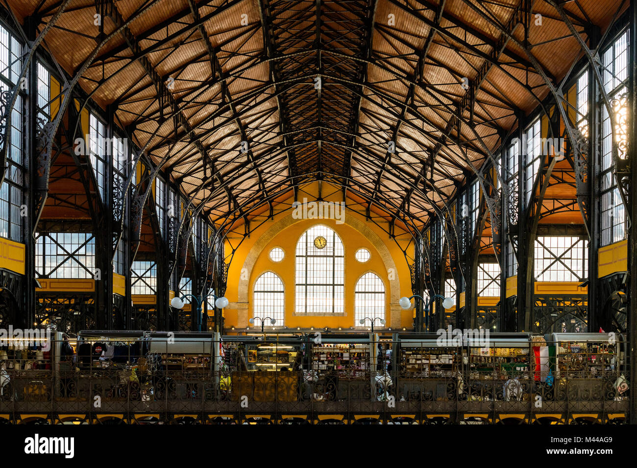 Old Market Hall,Budapest, Ungheria Foto Stock