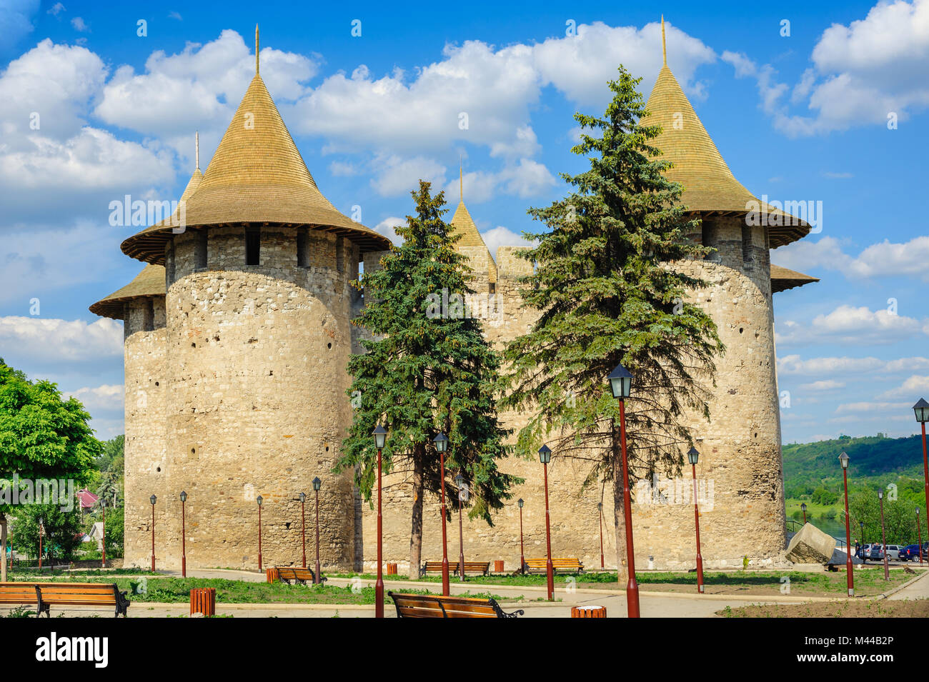 La fortezza medievale di Soroca, Repubblica di Moldavia Foto Stock