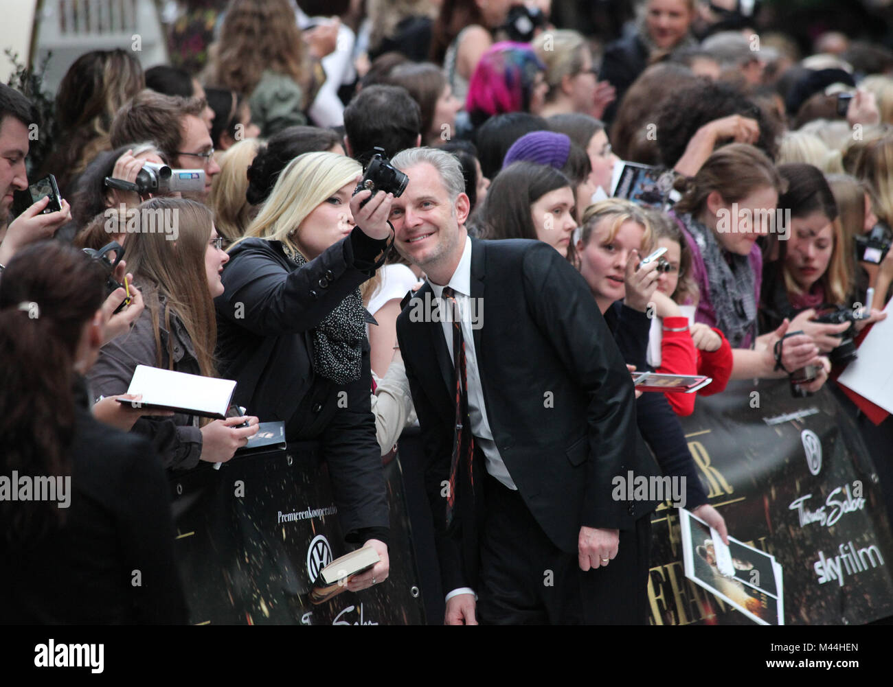 Francesco Lawrence-Water per elefanti Premiere Foto Stock