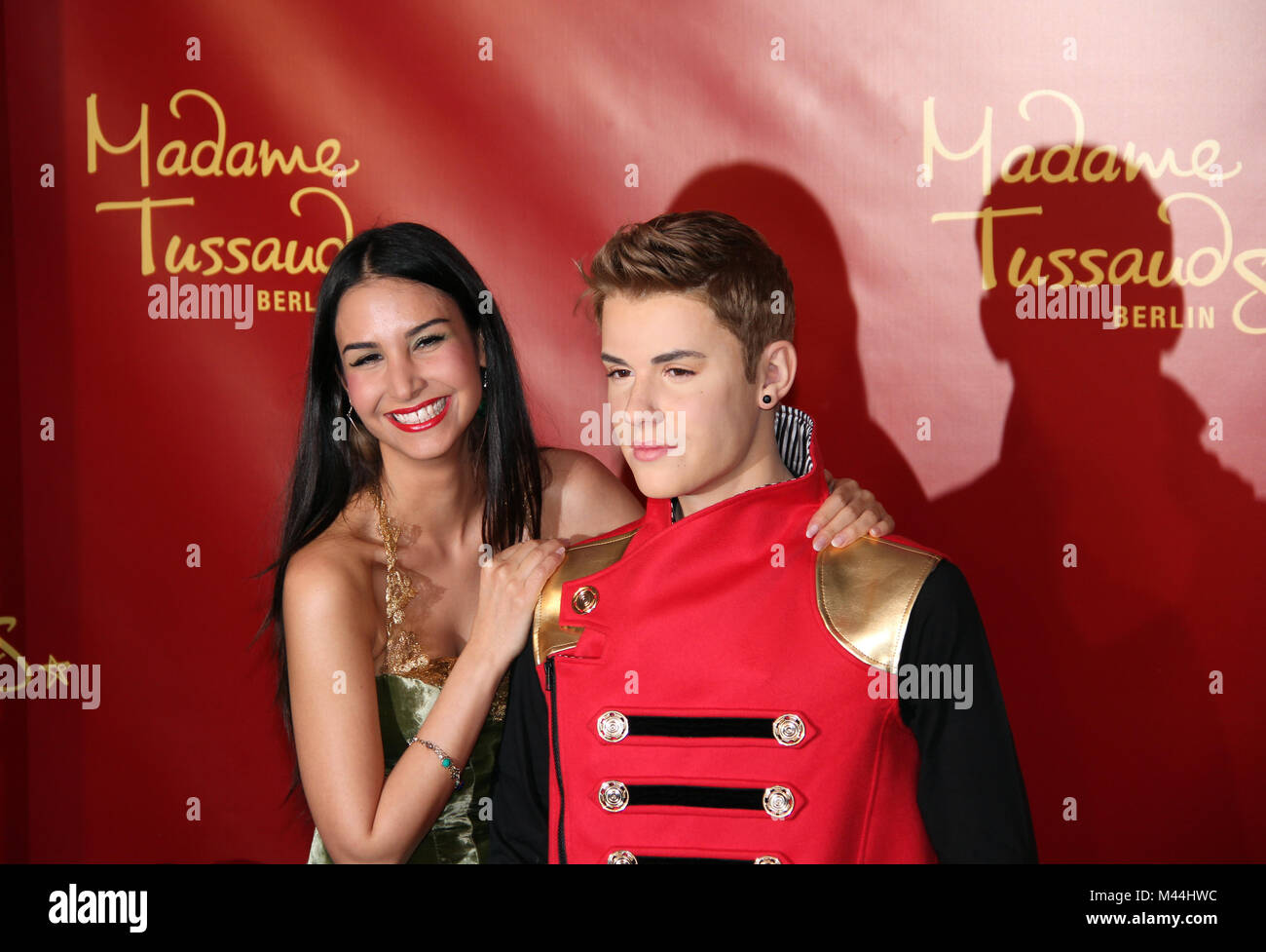 Madame Tussauds svela la Justin Bieber waxwork Foto Stock