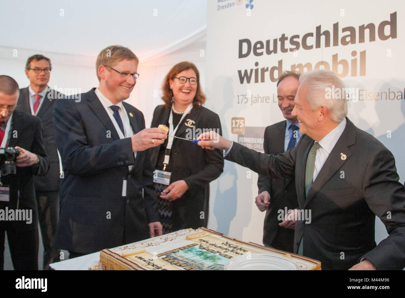 Apertura mostra speciale Germania diventa mobile Foto Stock