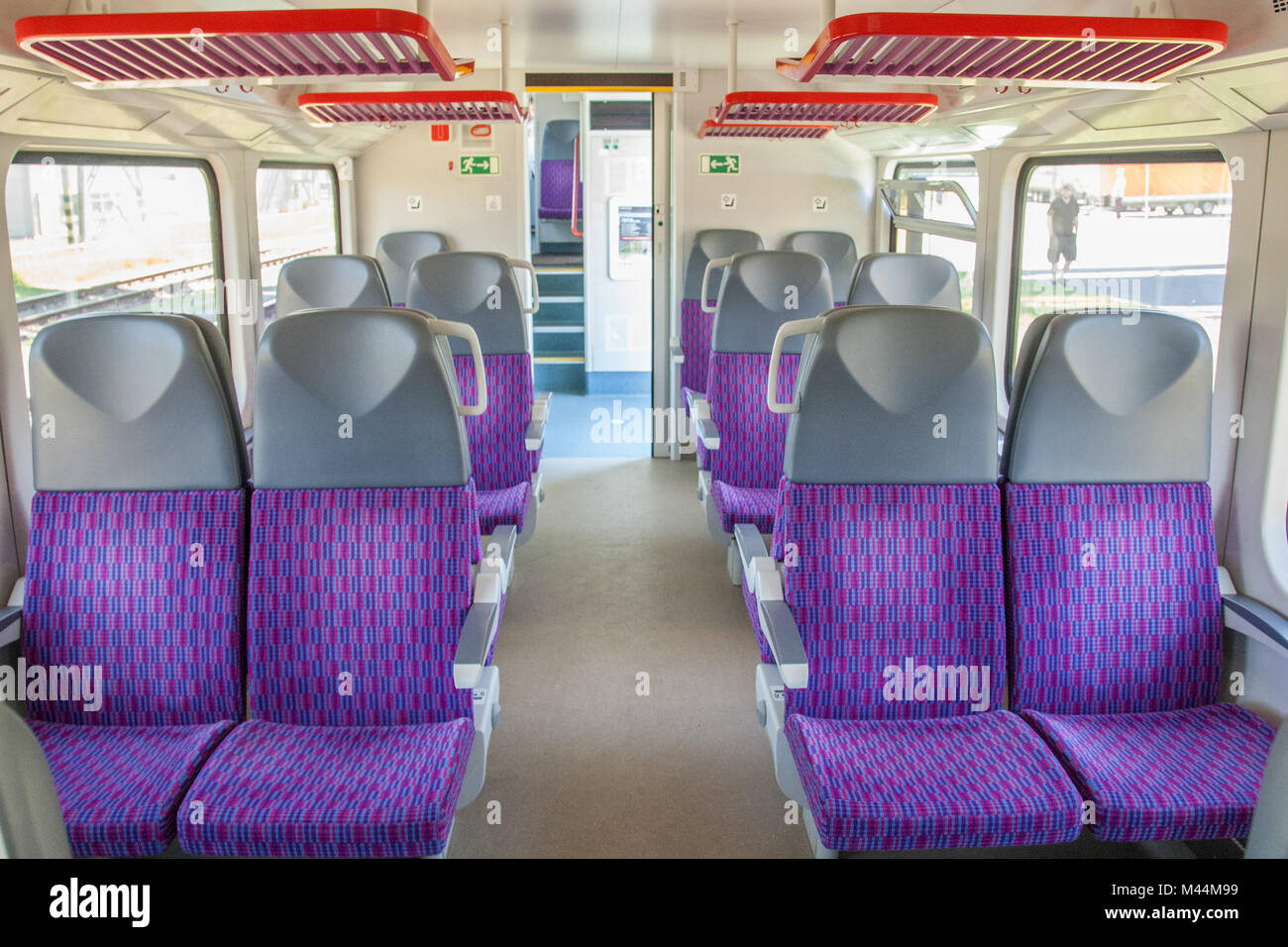 Regional-Train ceca al Skoda-Plant in Plzen Foto Stock