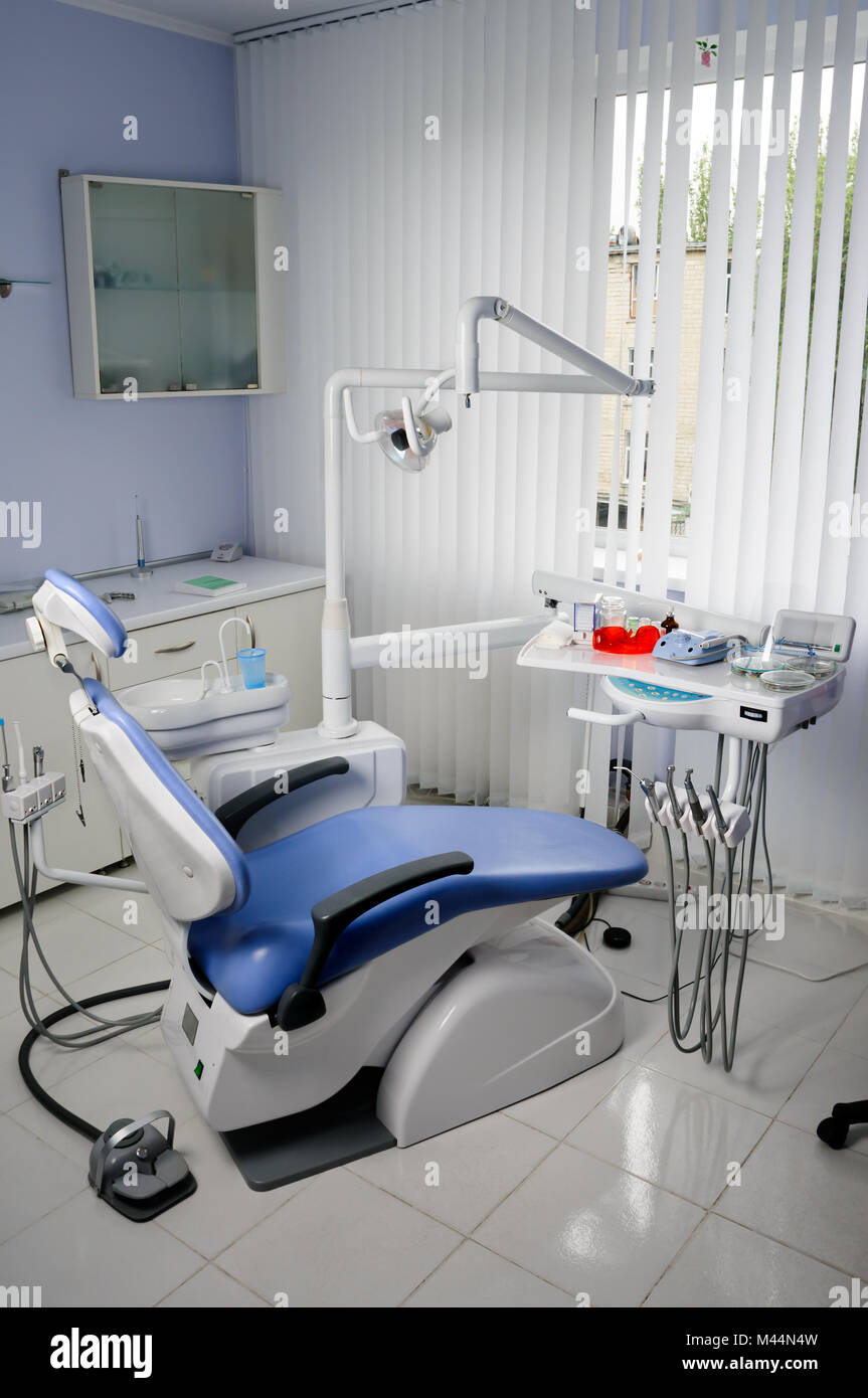 Studio dentista interno Foto Stock