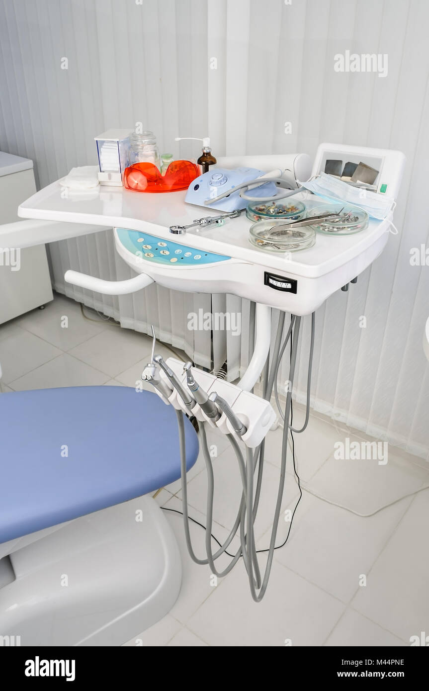 Studio Dentistico e attrezzature mediche Foto Stock