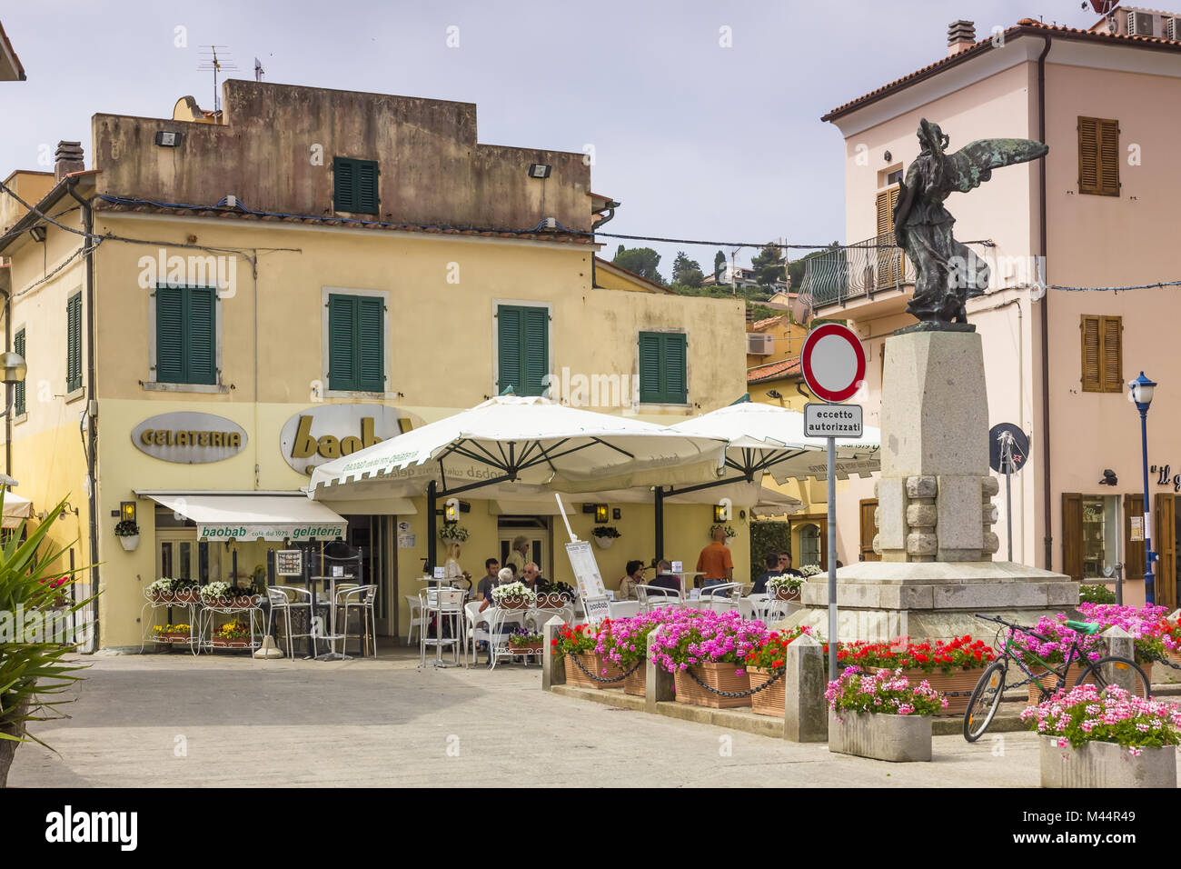 Marina di Campo, luogo di Verrazzano, Elba, Italia Foto Stock
