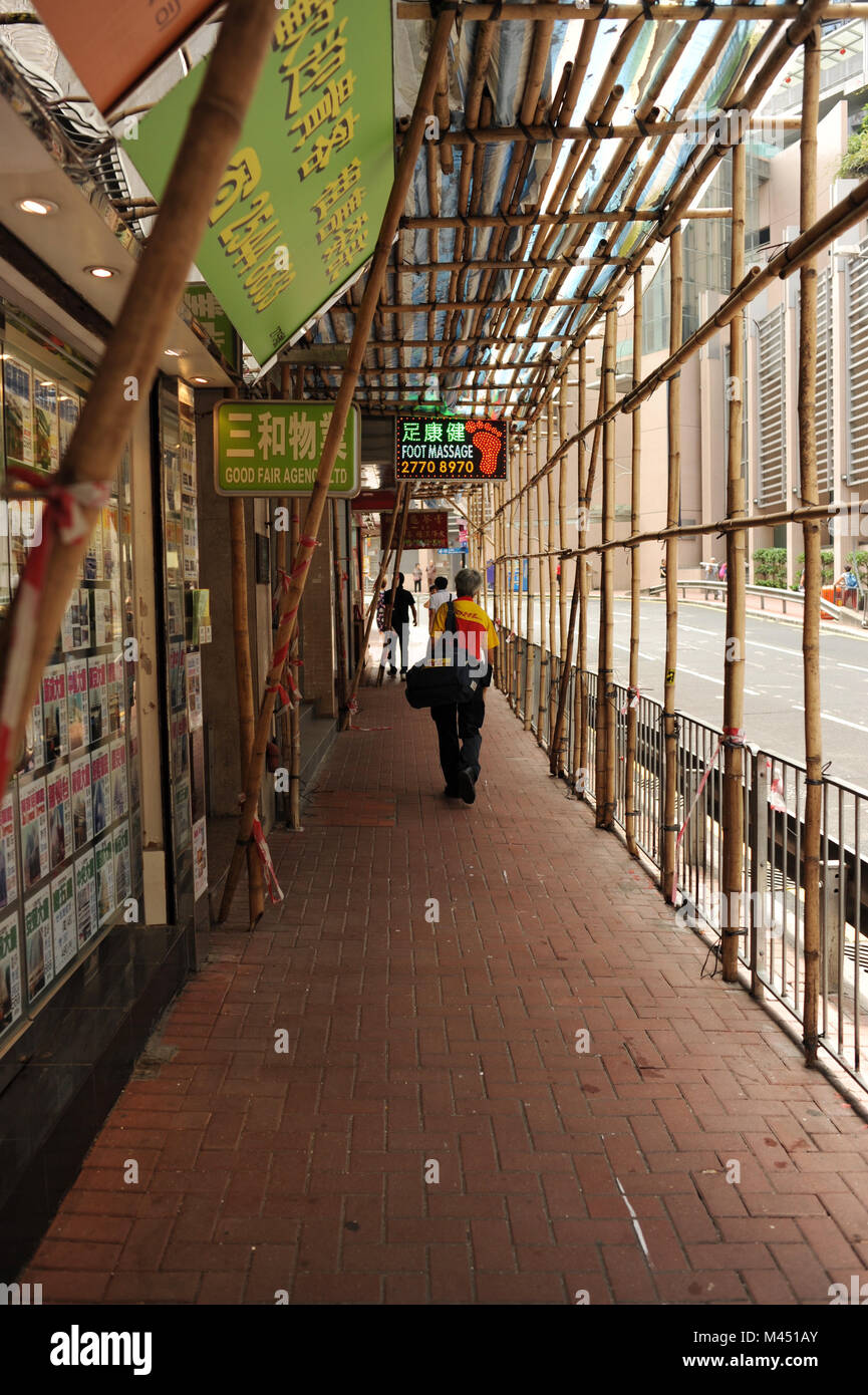 Il Sheung Wan del distretto di Hong Kong Foto Stock