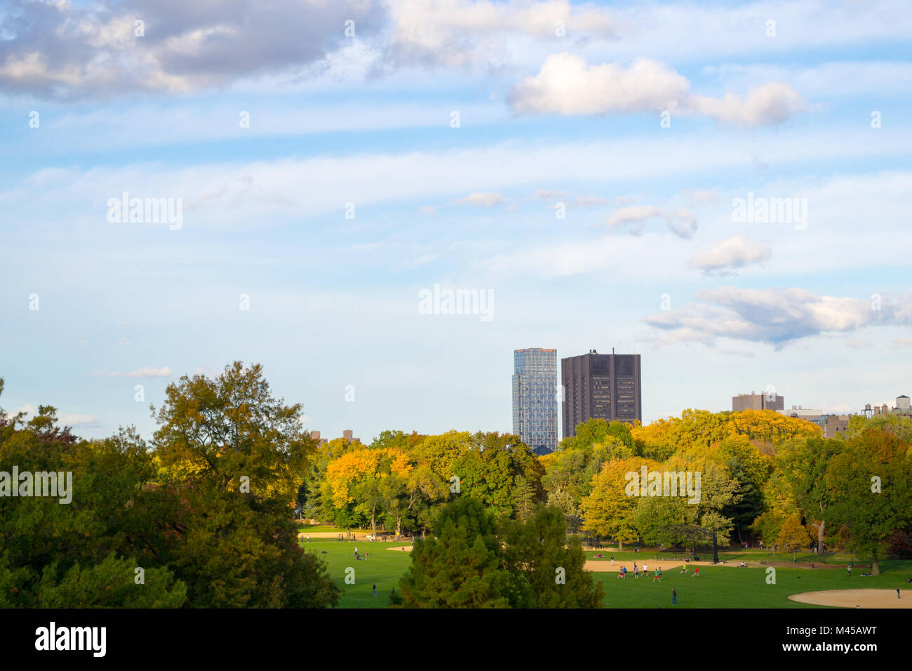 Montare Sinain da Central Park Foto Stock