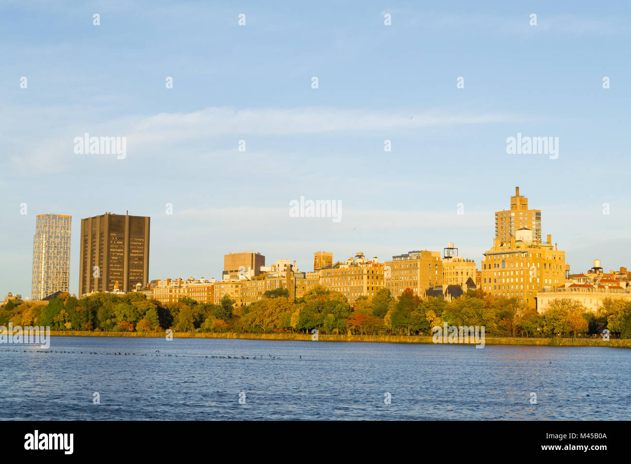 Caduta stagione i colori di Central Park Foto Stock