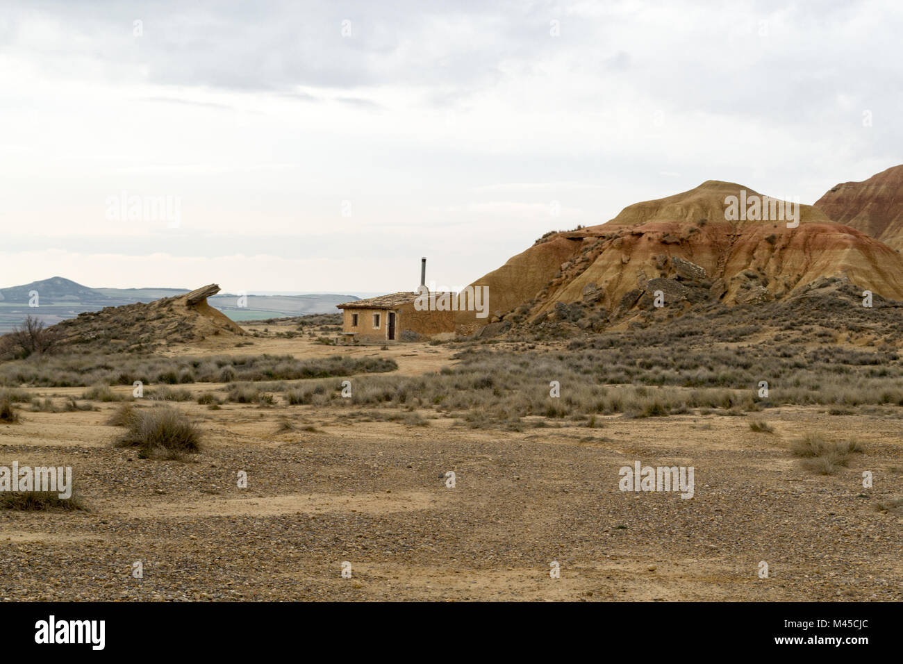 Vivere in Bardenas Foto Stock