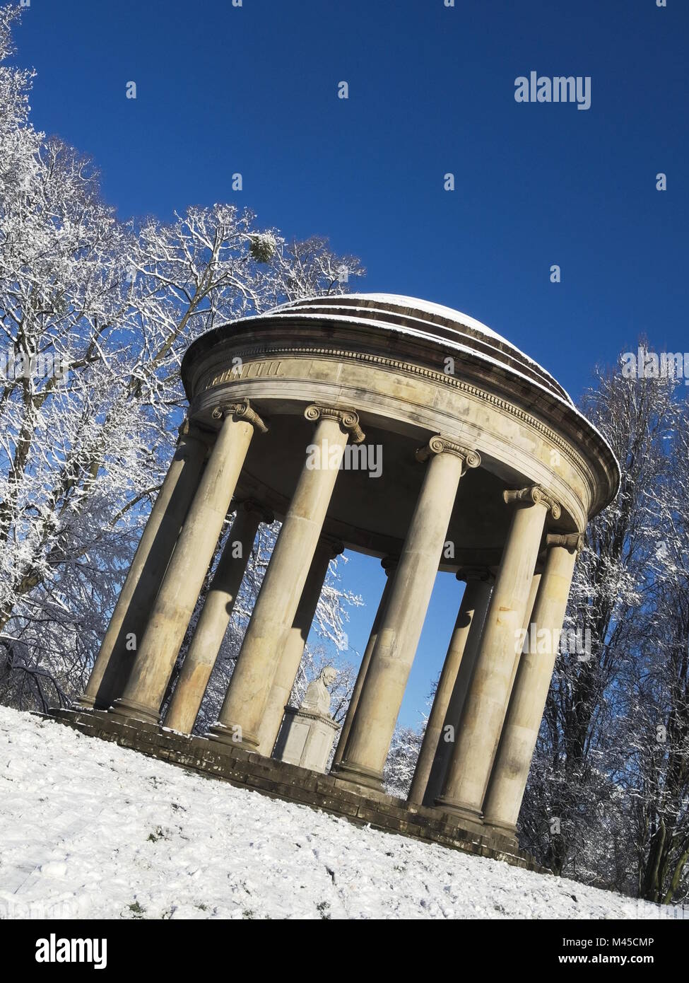 Hannover - Tempio di Leibniz nel Georgengarten Foto Stock