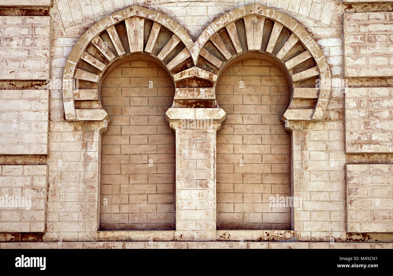 Il doppio di nicchia in antica casa a Cadice (Gran teatro falla) Foto Stock