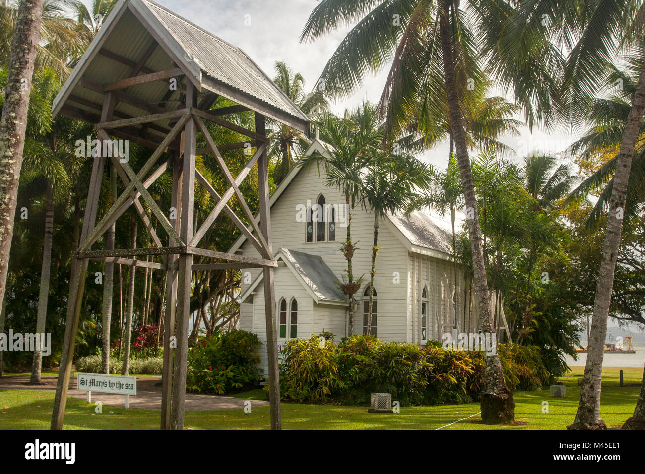 St Mary's dal mare, patrimonio-elencati non confessionali chiesa in Port Douglas, Queensland, Australia Foto Stock