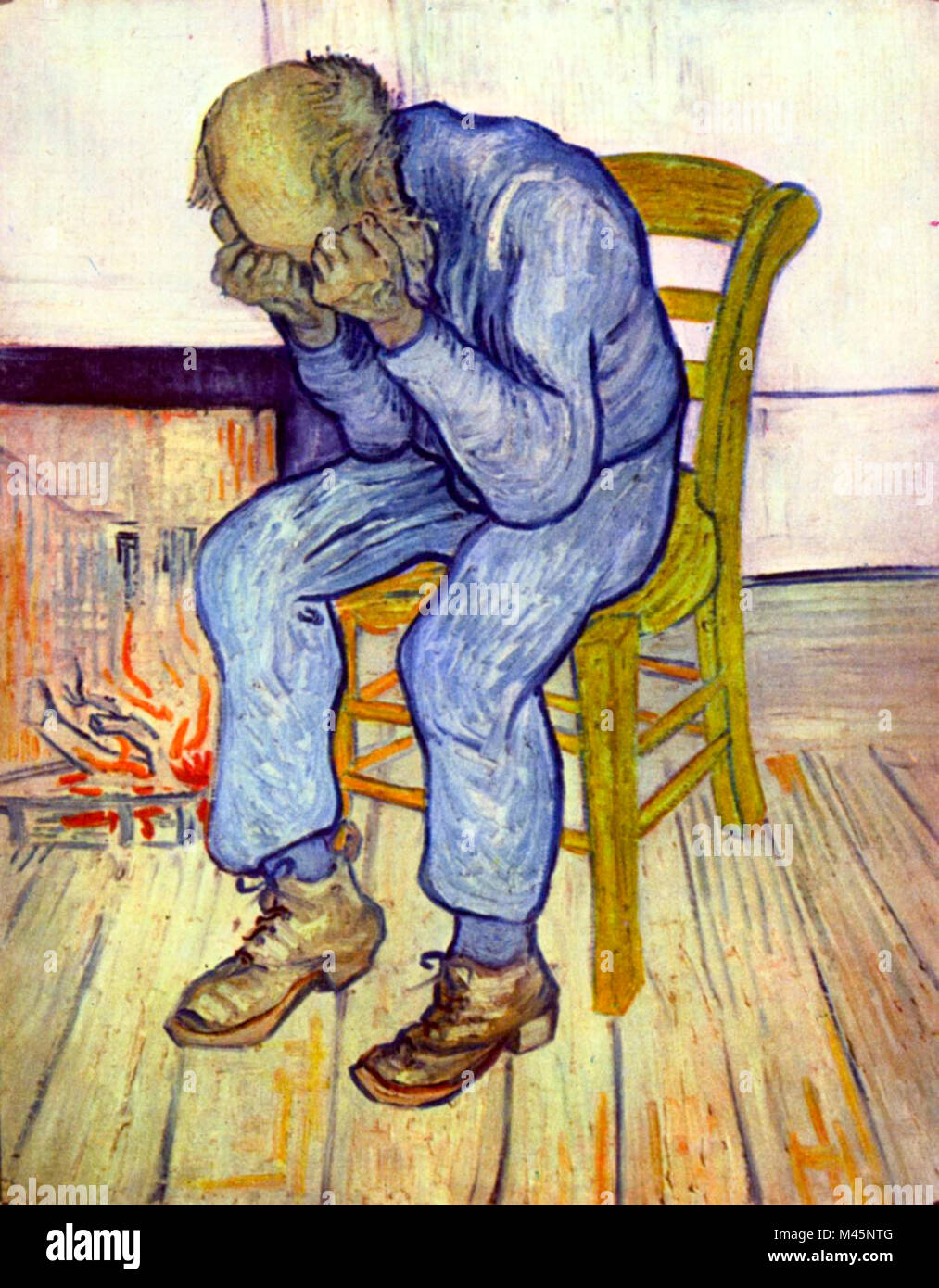 Soffrendo vecchio uomo ("all eternità's Gate'), da Van Gogh Foto Stock