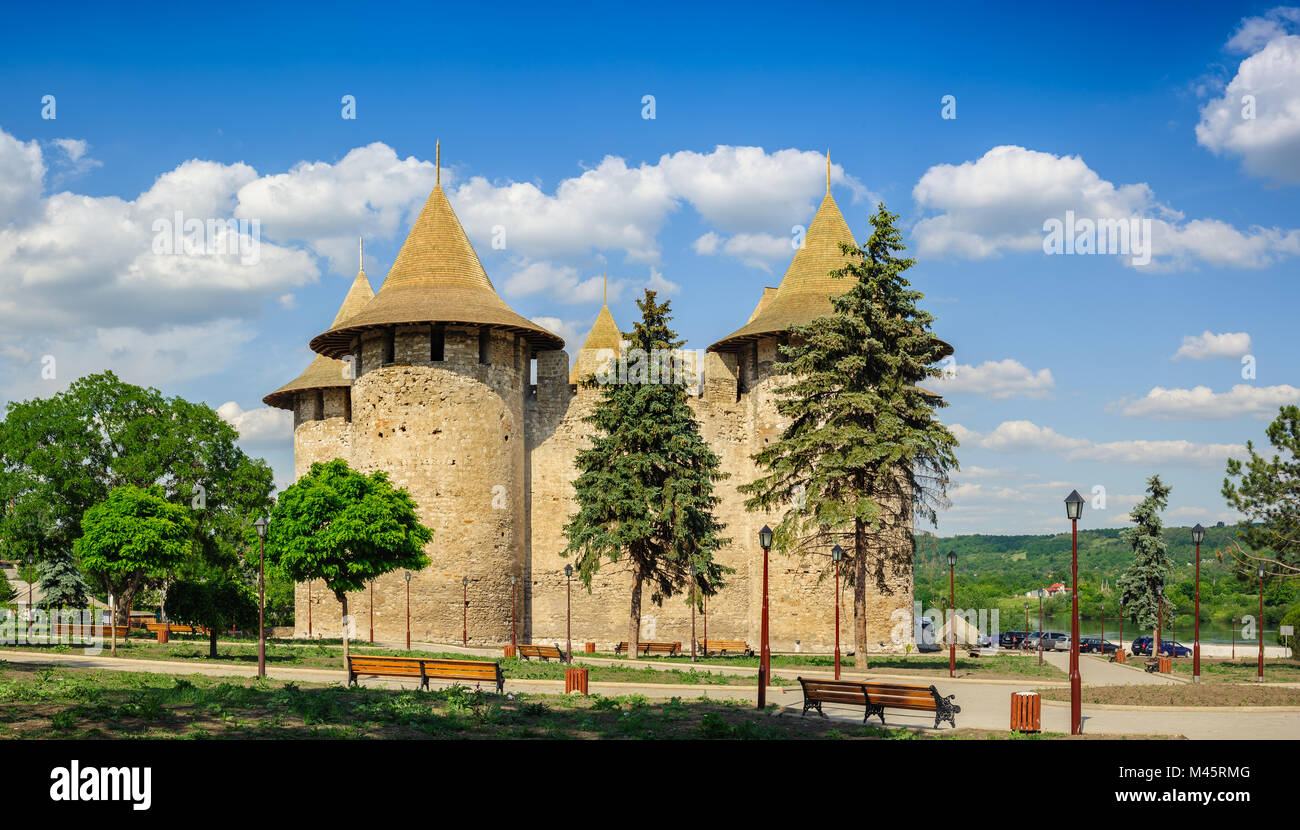 La fortezza medievale di Soroca, Repubblica di Moldavia Foto Stock