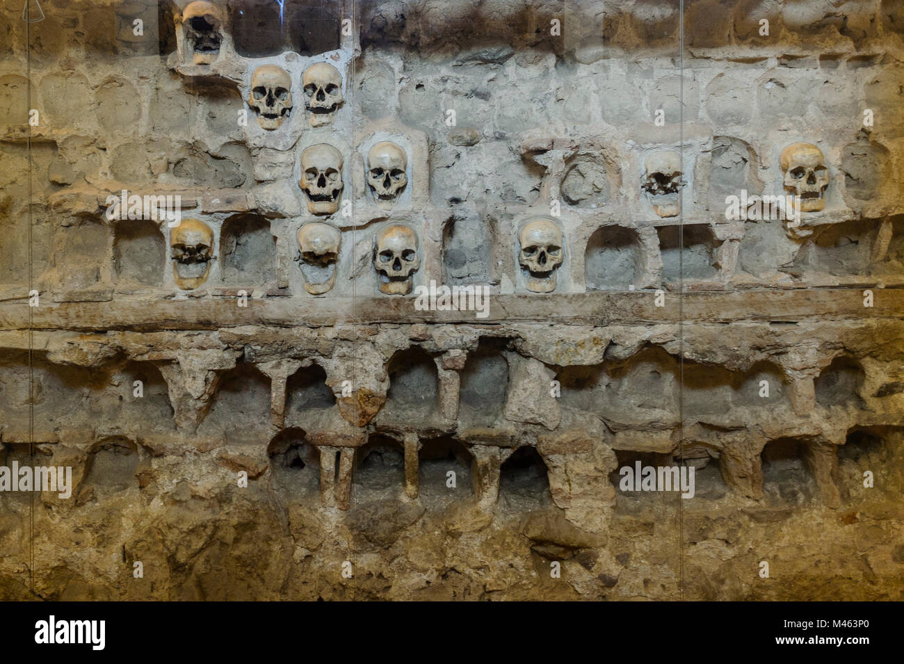 Torre del cranio, Nis Foto Stock