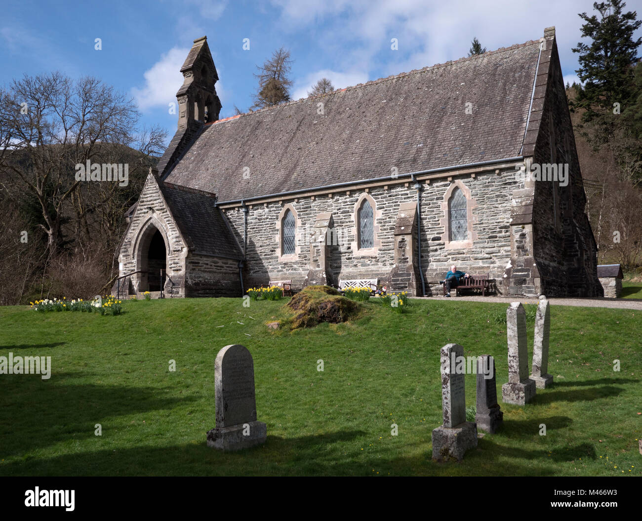 Balquhidder Chiesa Parrocchiale, Balquhidder, Stirlingshire, Scotland, Regno Unito Foto Stock