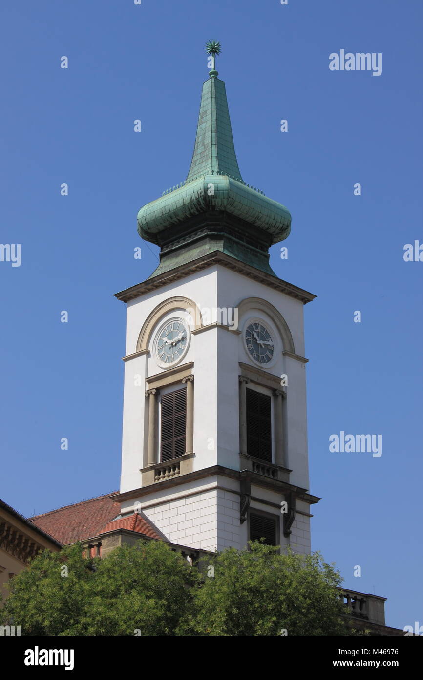 Protestanti Chiesa Riformata a Calvin Square a Budapest, Ungheria Foto Stock