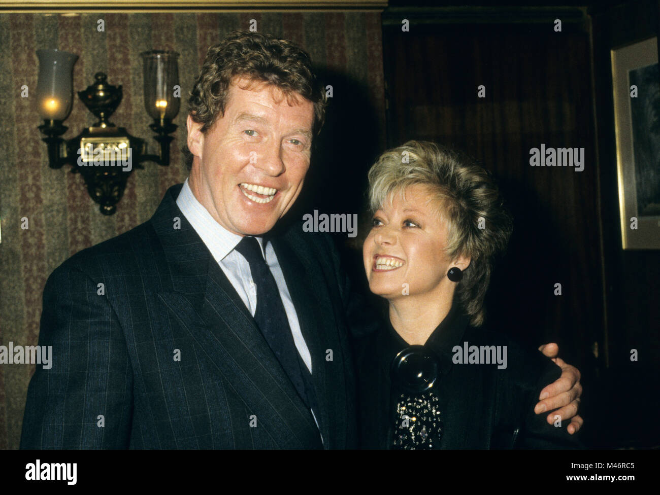 Elaine Paige e Michael Crawford a varietà Club awards 1987 Foto Stock