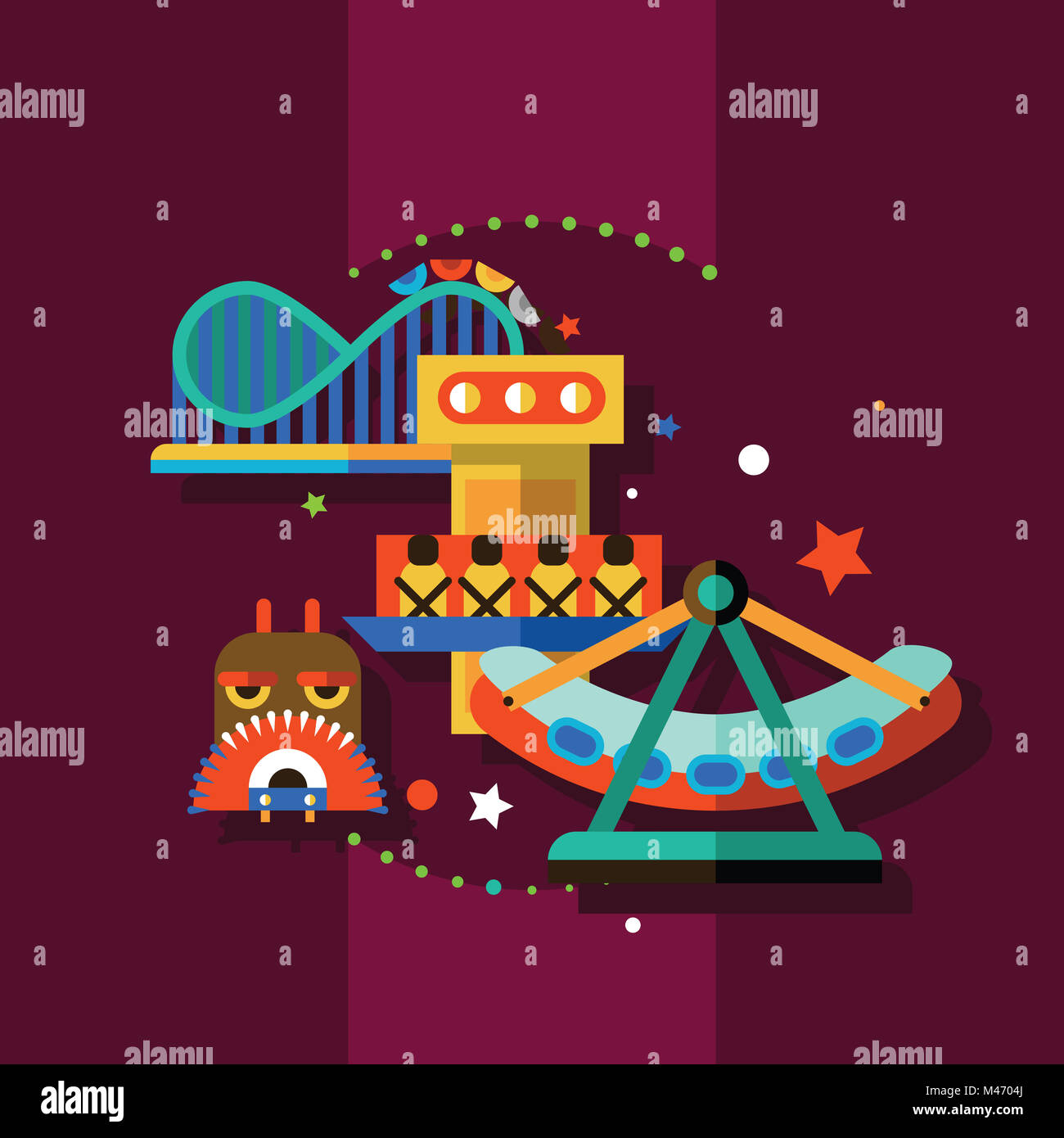 Festa Junina illustrazione Foto Stock