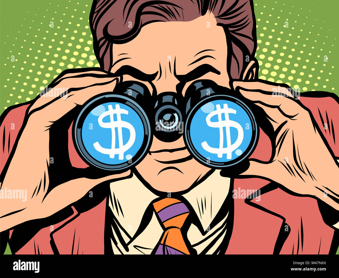 Il monitoraggio del cambio dollaro Foto Stock