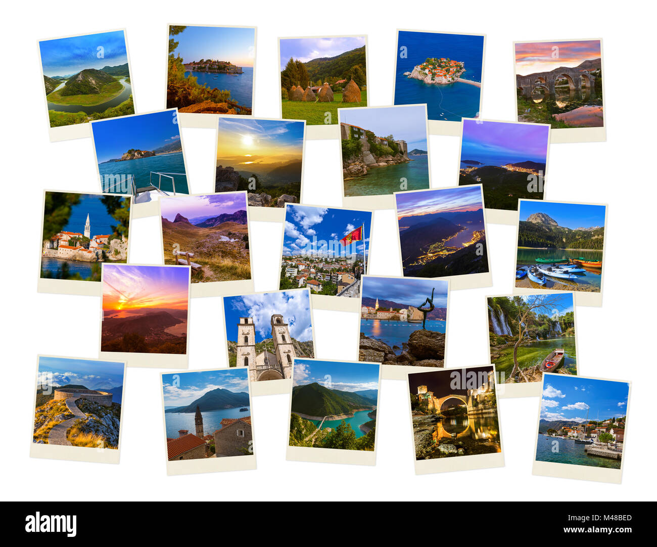 Pila di Montenegro e in Bosnia le immagini del viaggio (le mie foto) Foto Stock