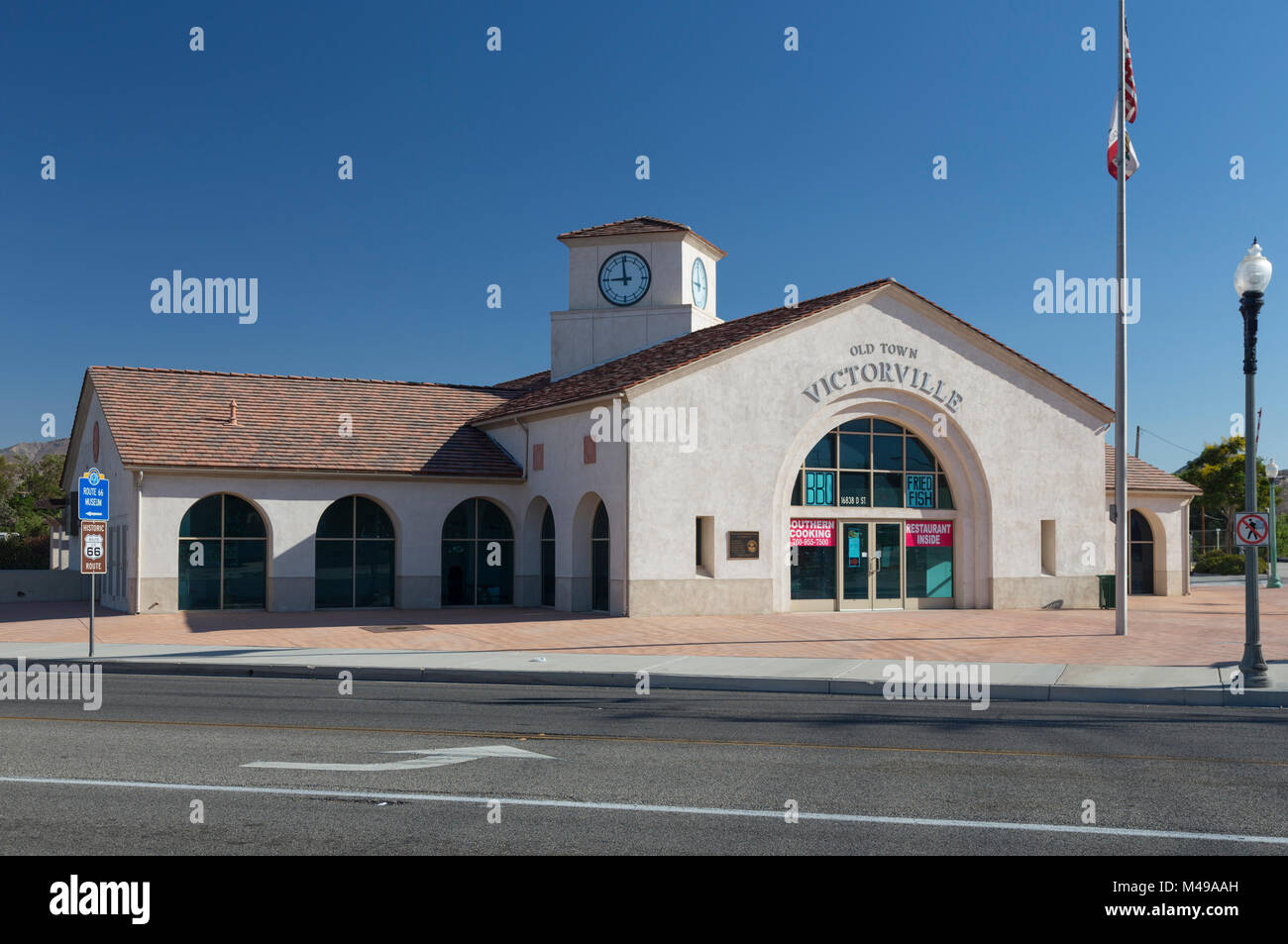 Stazione di Victorville, California, Stati Uniti Foto Stock