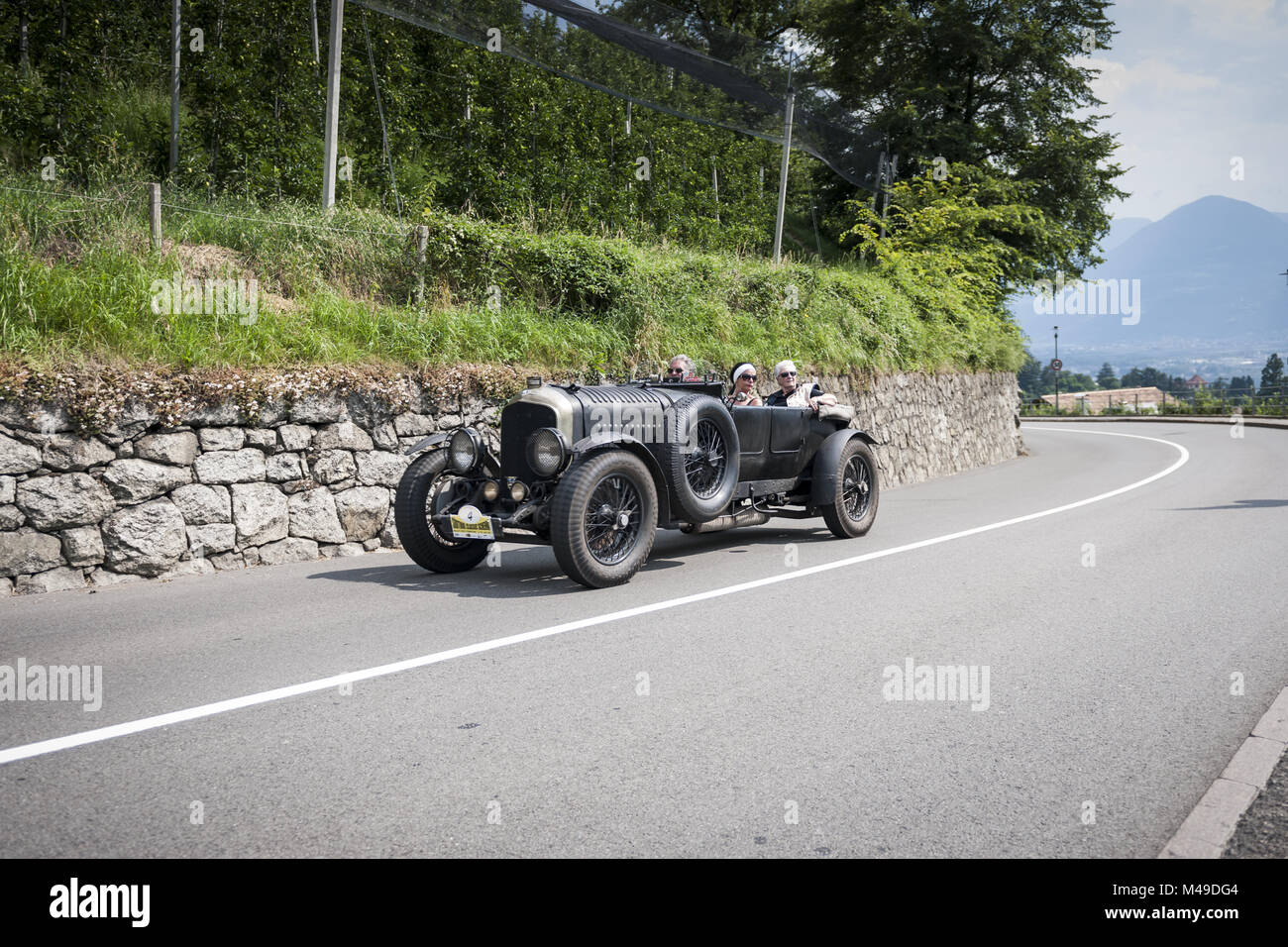 Alto Adige Rallye 2016 Bentley 4-5 litri Open parte anteriore Foto Stock