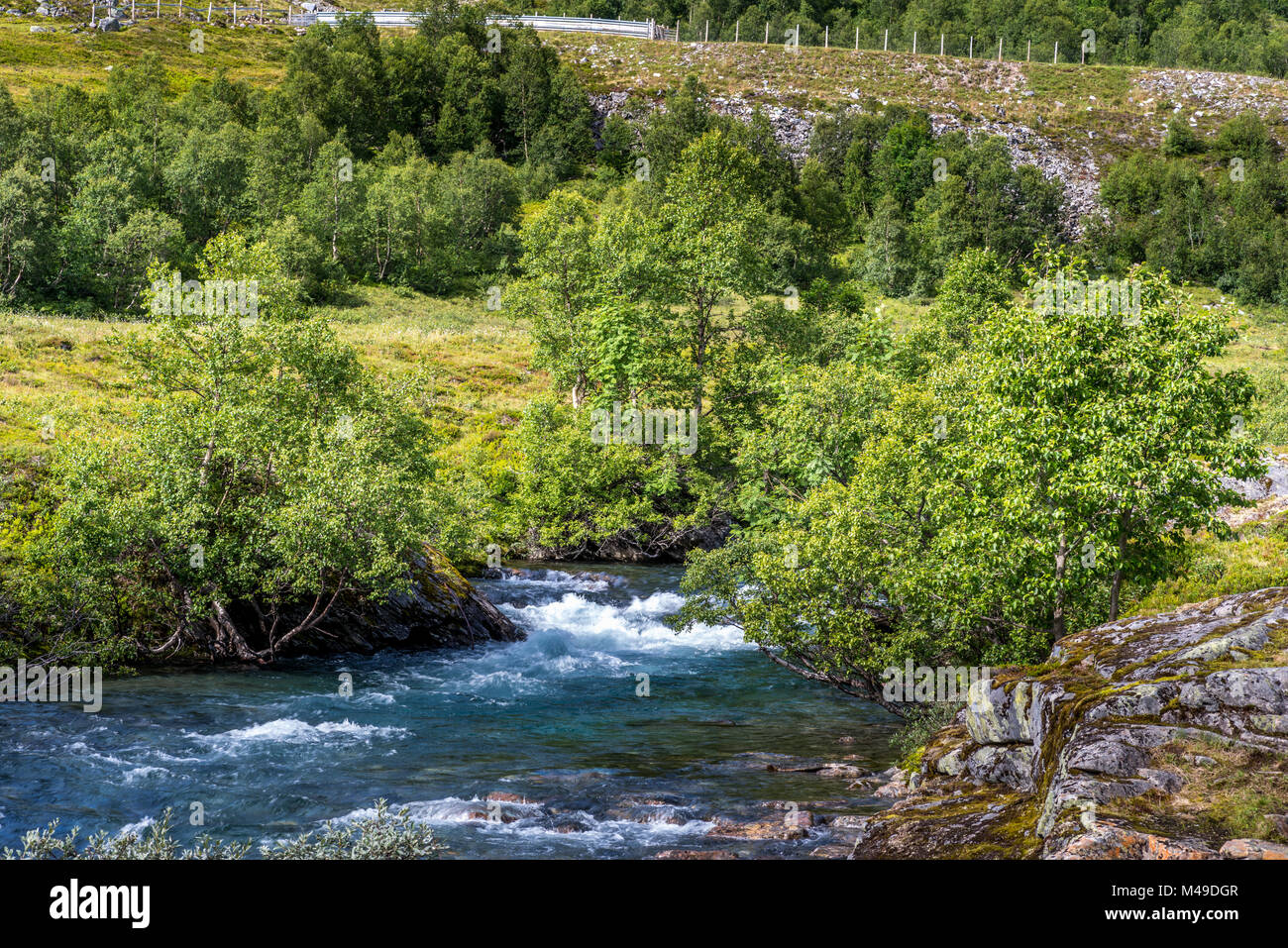 Una splendida valle Foto Stock