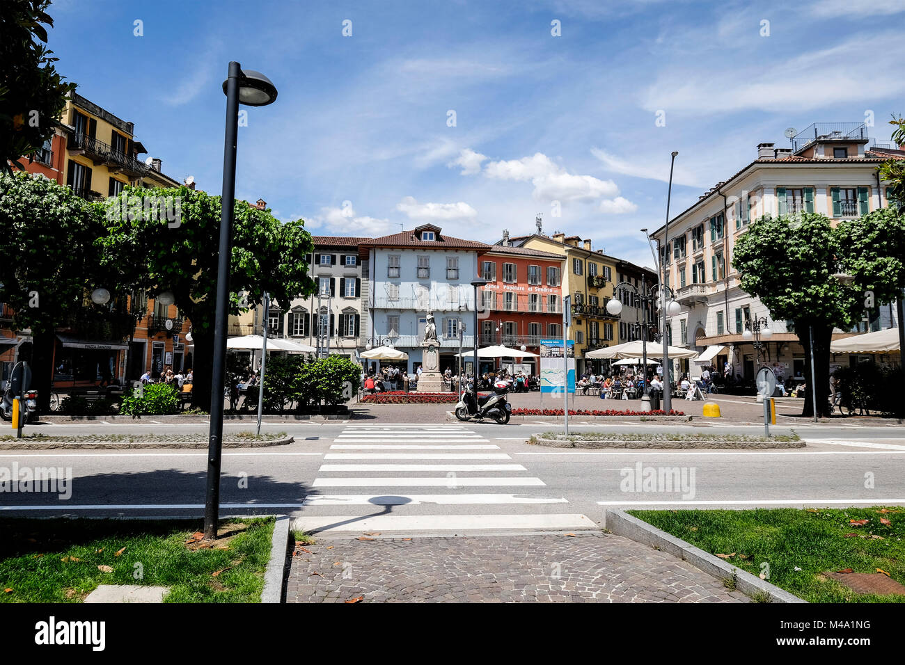 L'Italia, Piemonte, Intra-Verbania, vita quotidiana Foto Stock