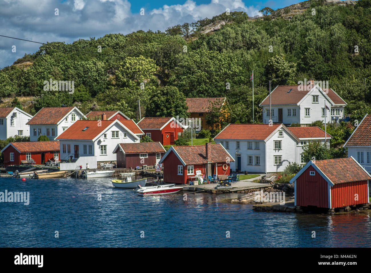 Il Norvegese costa sud Foto Stock