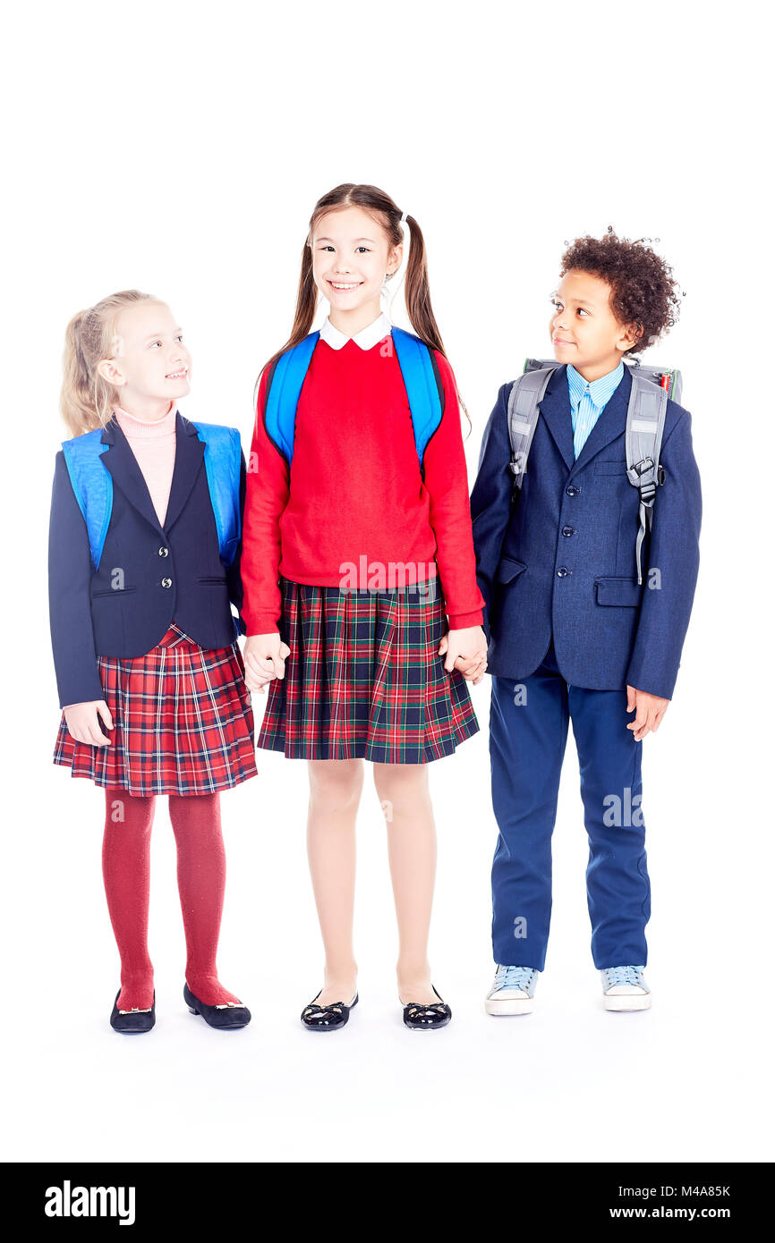 Compagni di scuola Foto Stock