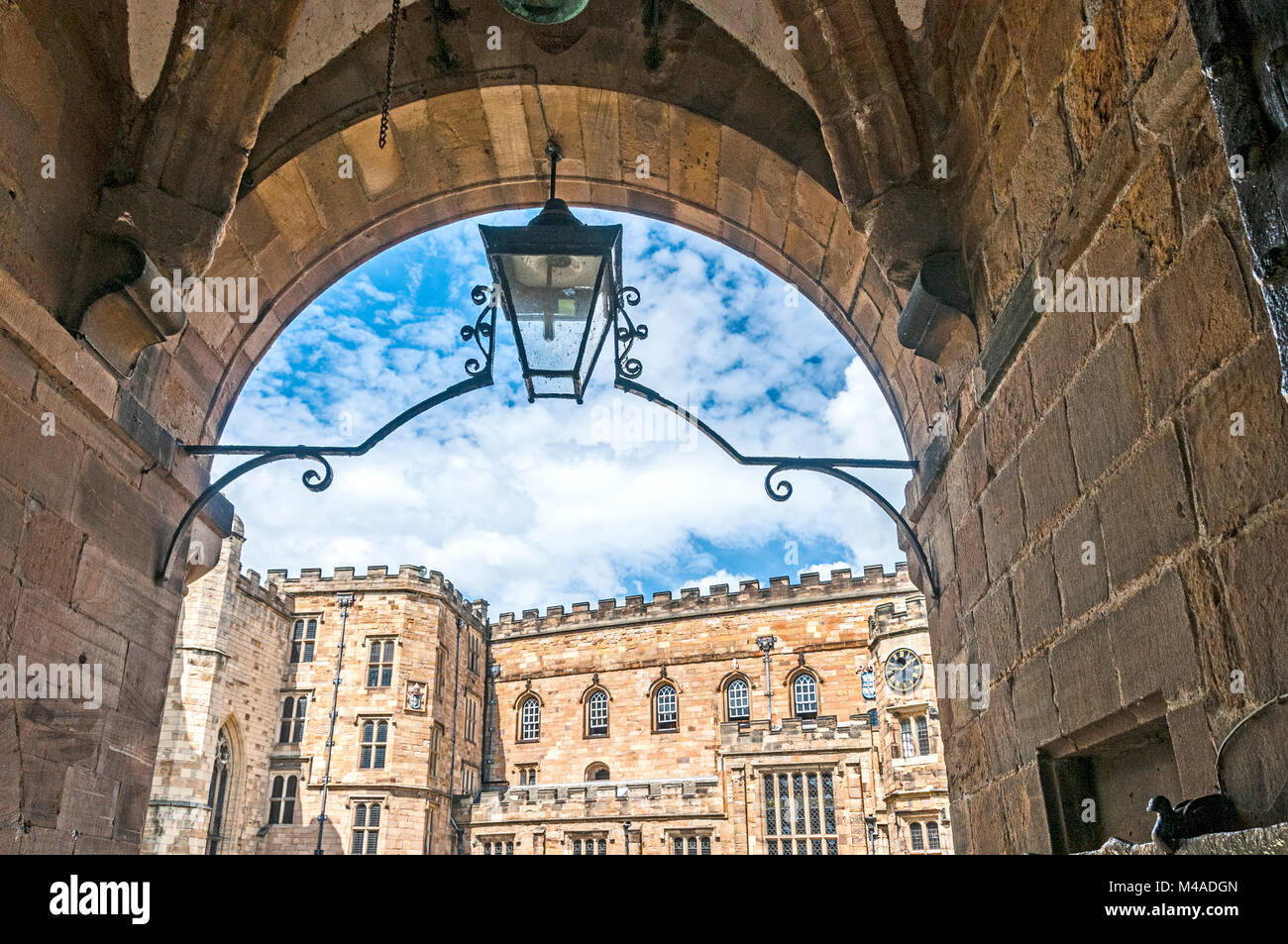 Università di Durham, situato nel castello nei pressi della cattedrale; terza università più antica in Inghilterra, Foto Stock