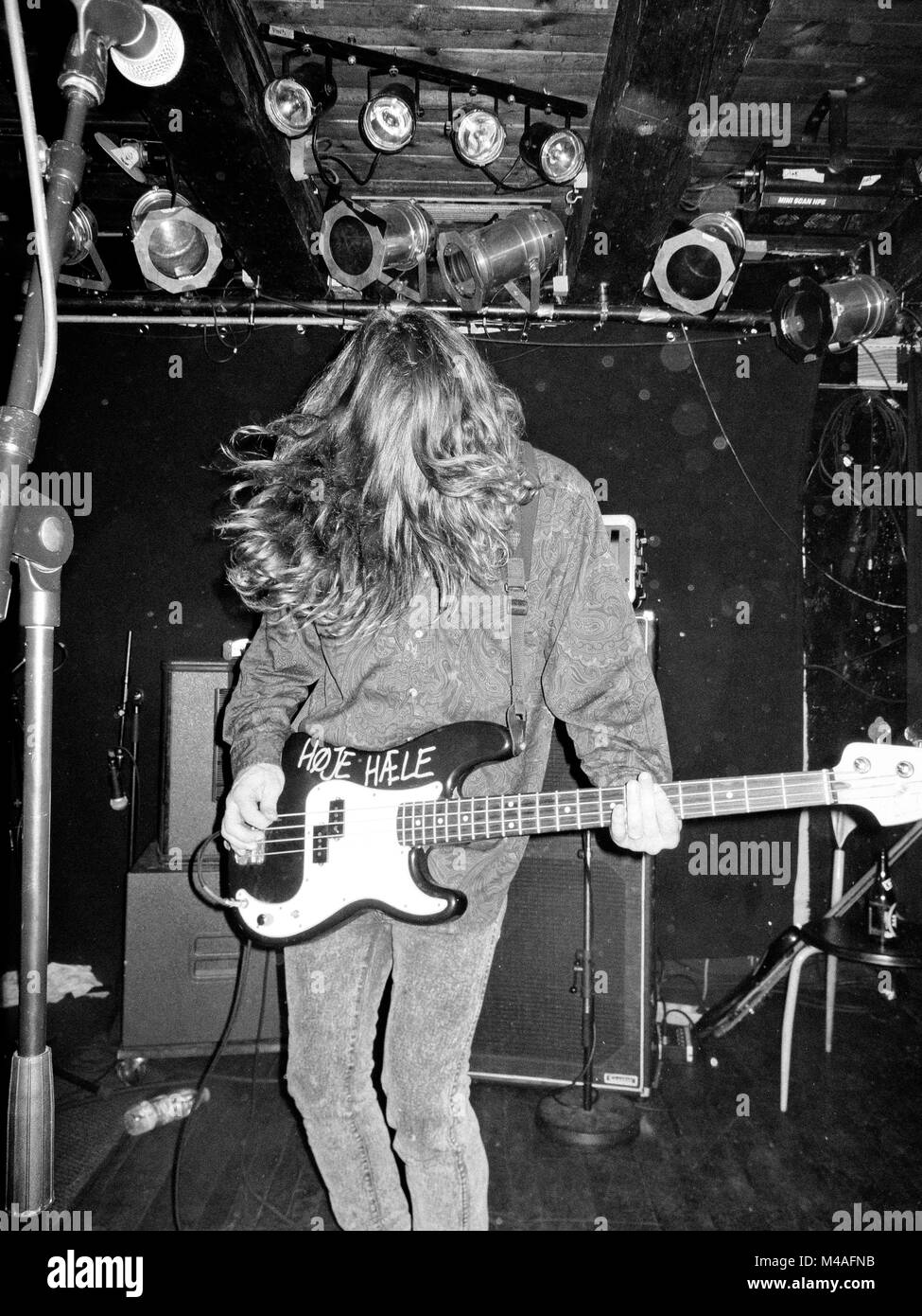 Il danese punk band De Hoje Haele fu formato nel 2007 nell'angolo oscuro di Copenaghen chiamato, Ny Ellebjerg. Da allora DHH ha girato il mondo, rilasciato un paio di nastri, 7 pollice e un LP. Danimarca 2012. Foto Stock