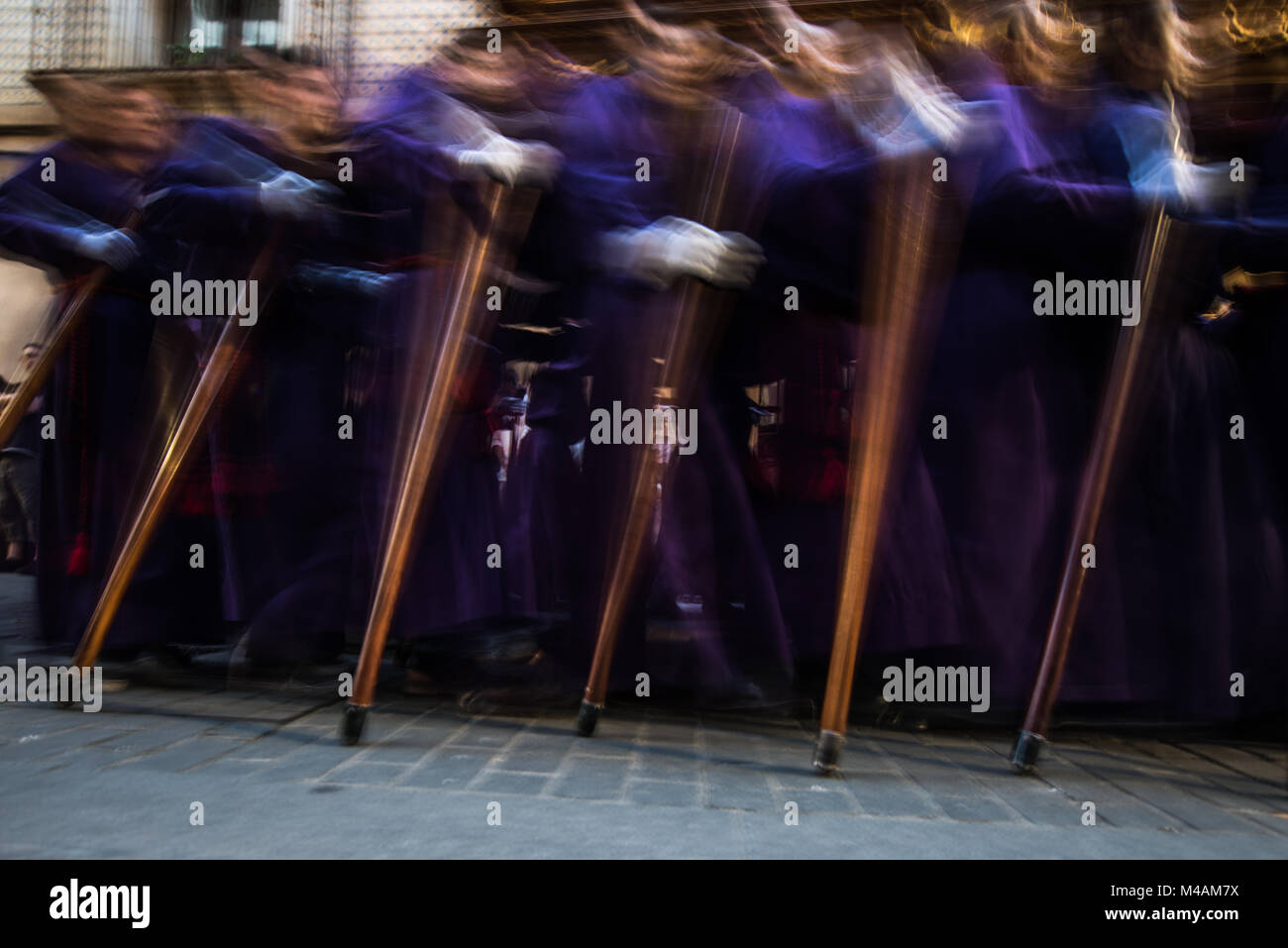 Il Royal e illustre Confraternita di Santa e Vera Cruz in Cáceres. Foto Stock