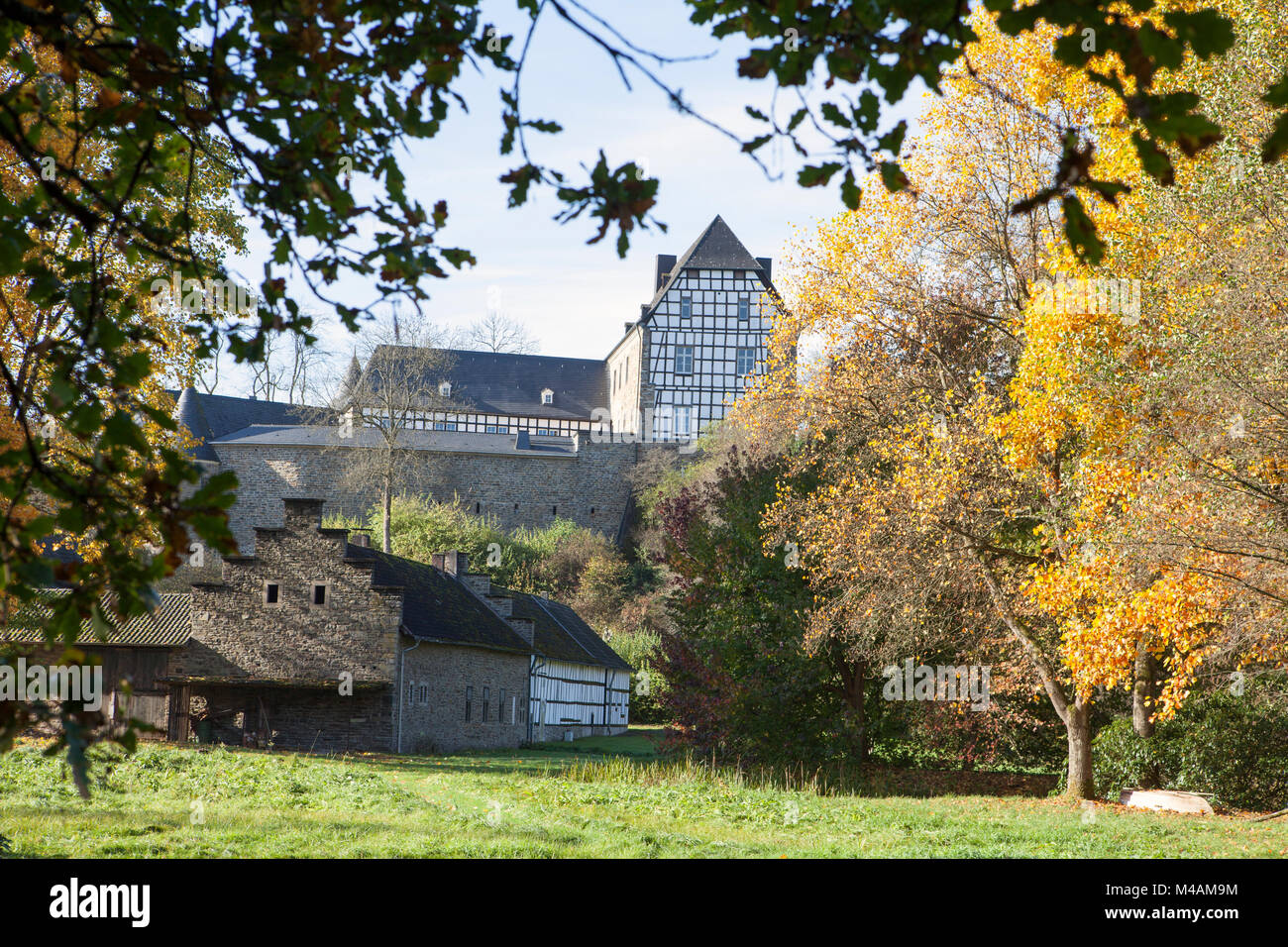 Il castello di Herrnstein, Nord Reno-Westfalia, Germania Foto Stock
