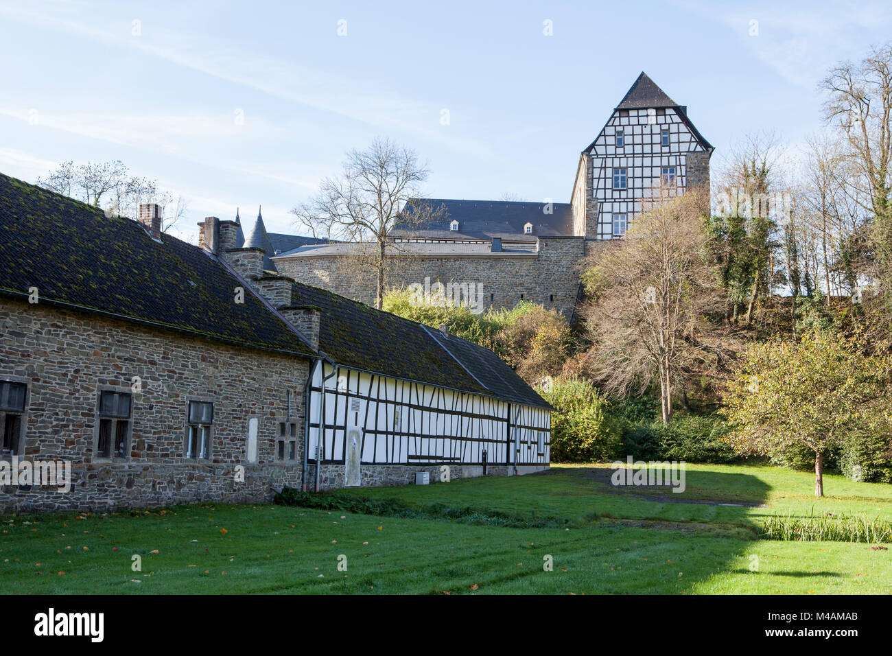 Il castello di Herrnstein, Nord Reno-Westfalia, Germania Foto Stock