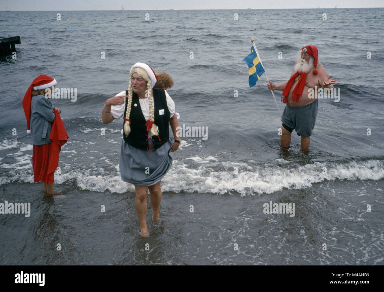 La Danimarca. Kobenhavn. Klampenborg. Santa Claus conferenza annuale. Foto Stock