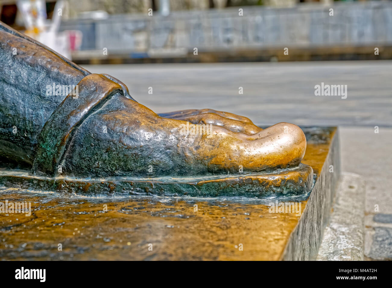 Gregorio di Nin toe Foto Stock