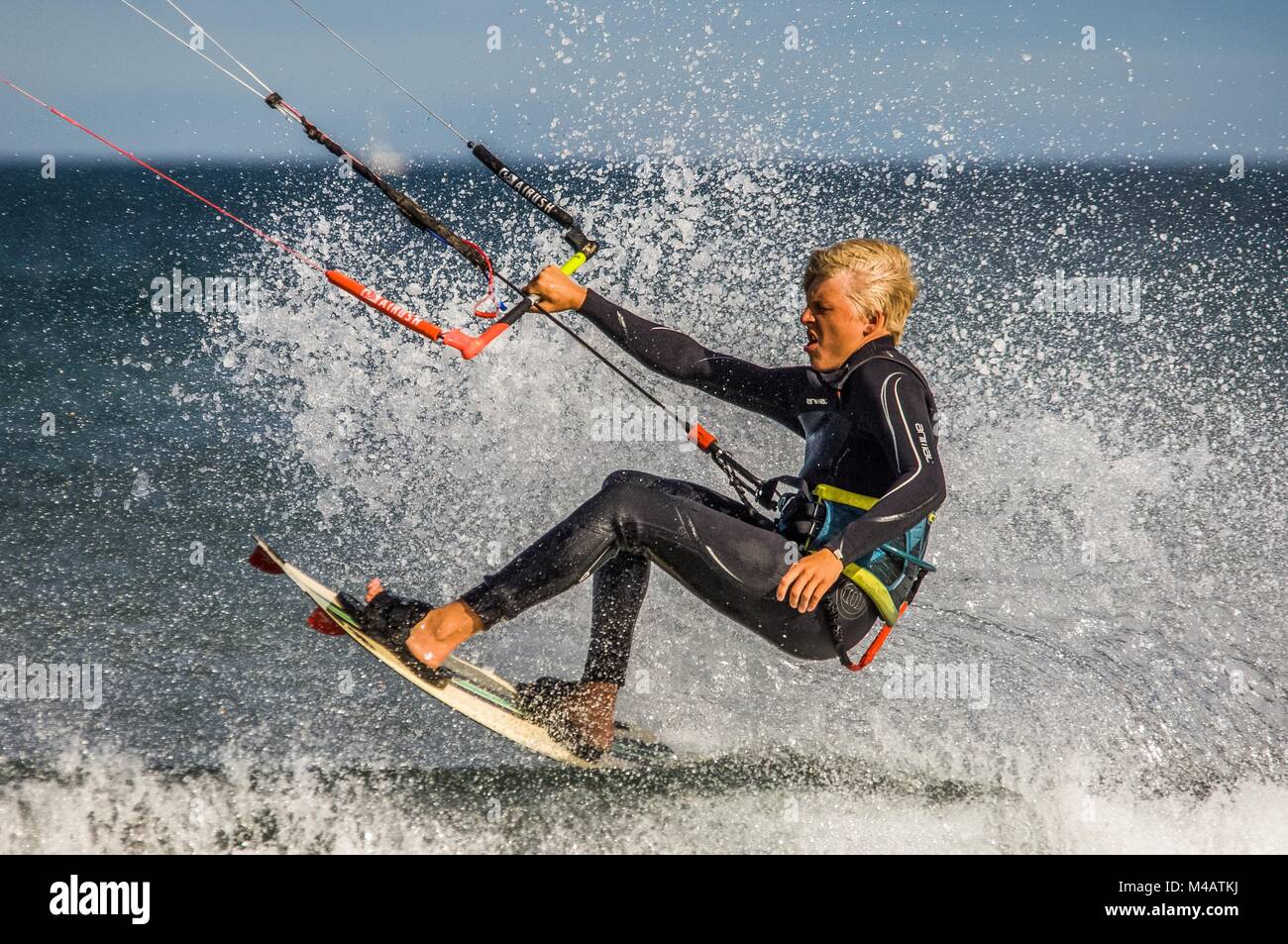 Kitesurf Foto Stock