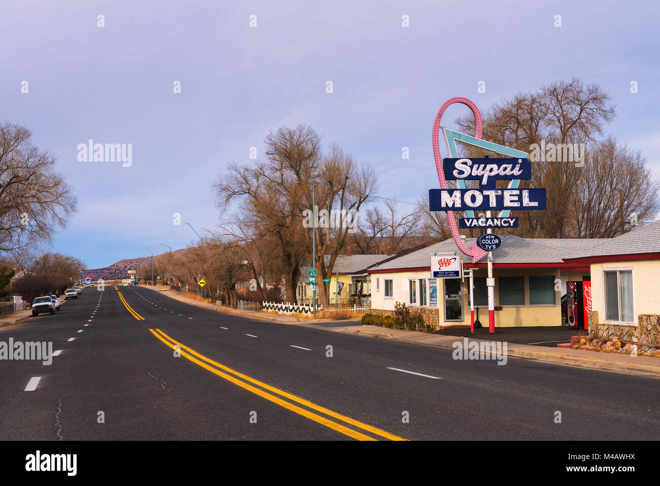Supai Motel sulla storica Route 66 in Arizona Foto Stock