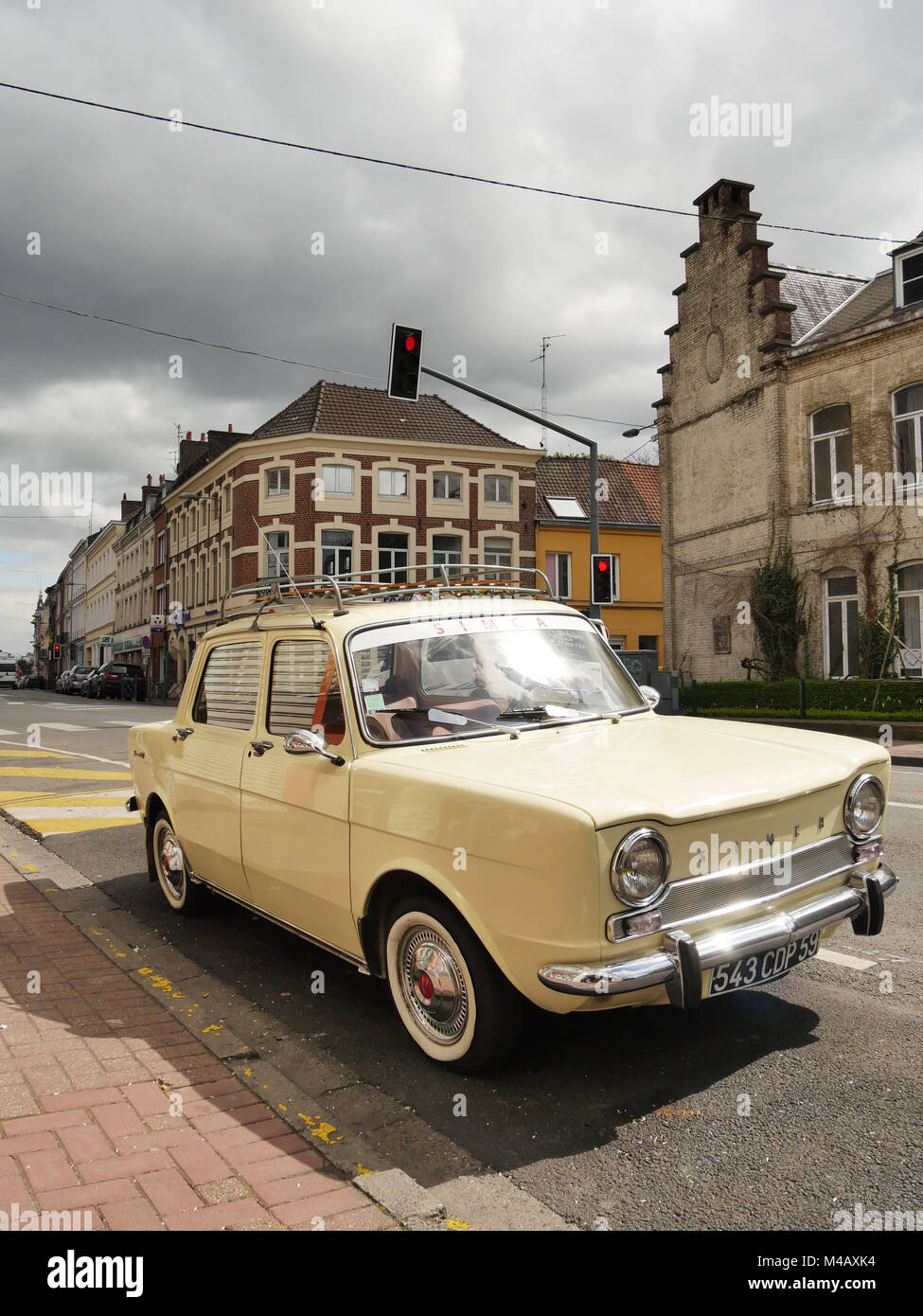 Strade di Lille Foto Stock