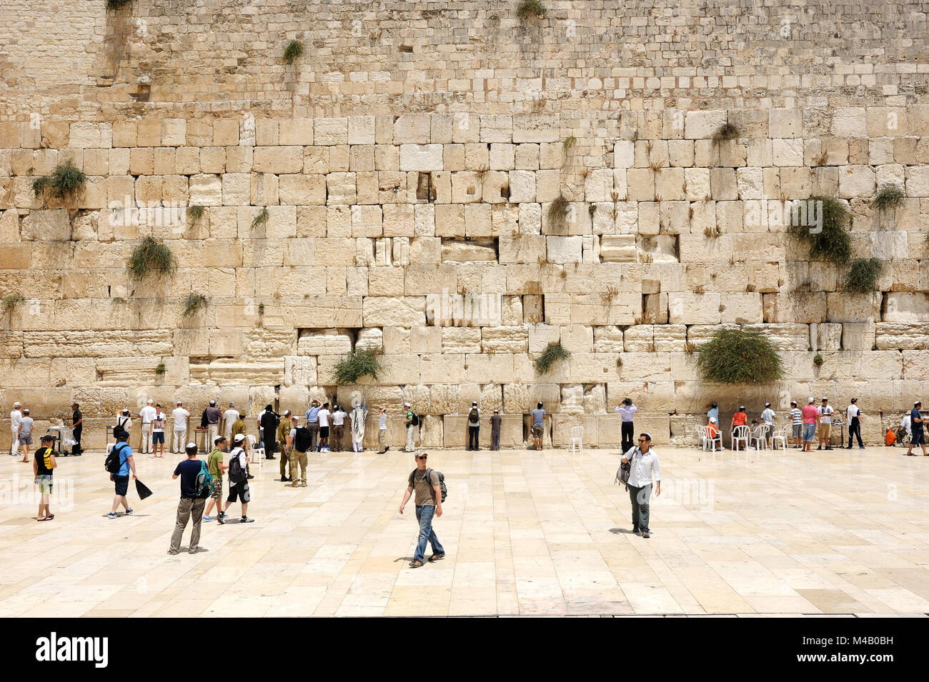 Muro occidentale di Gerusalemme Foto Stock